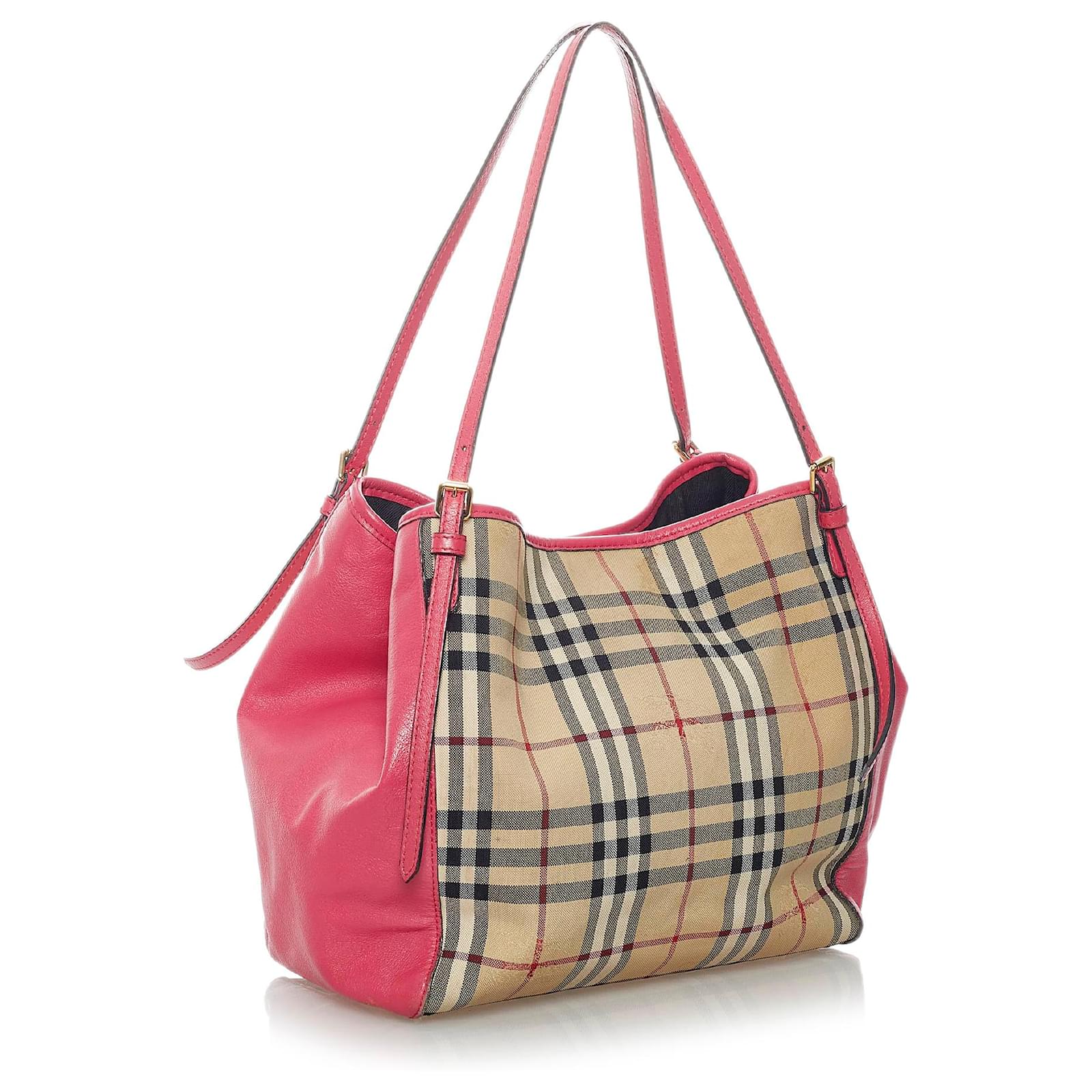 Burberry Check Tote Bag