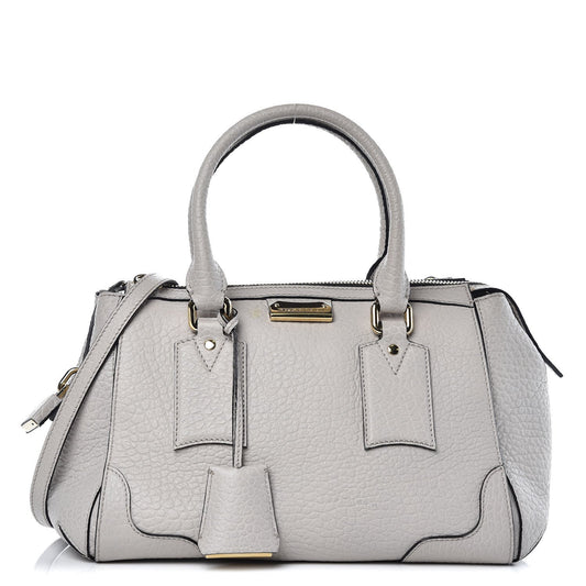 Burberry Grained Satchel Leather Small Satchel Bag