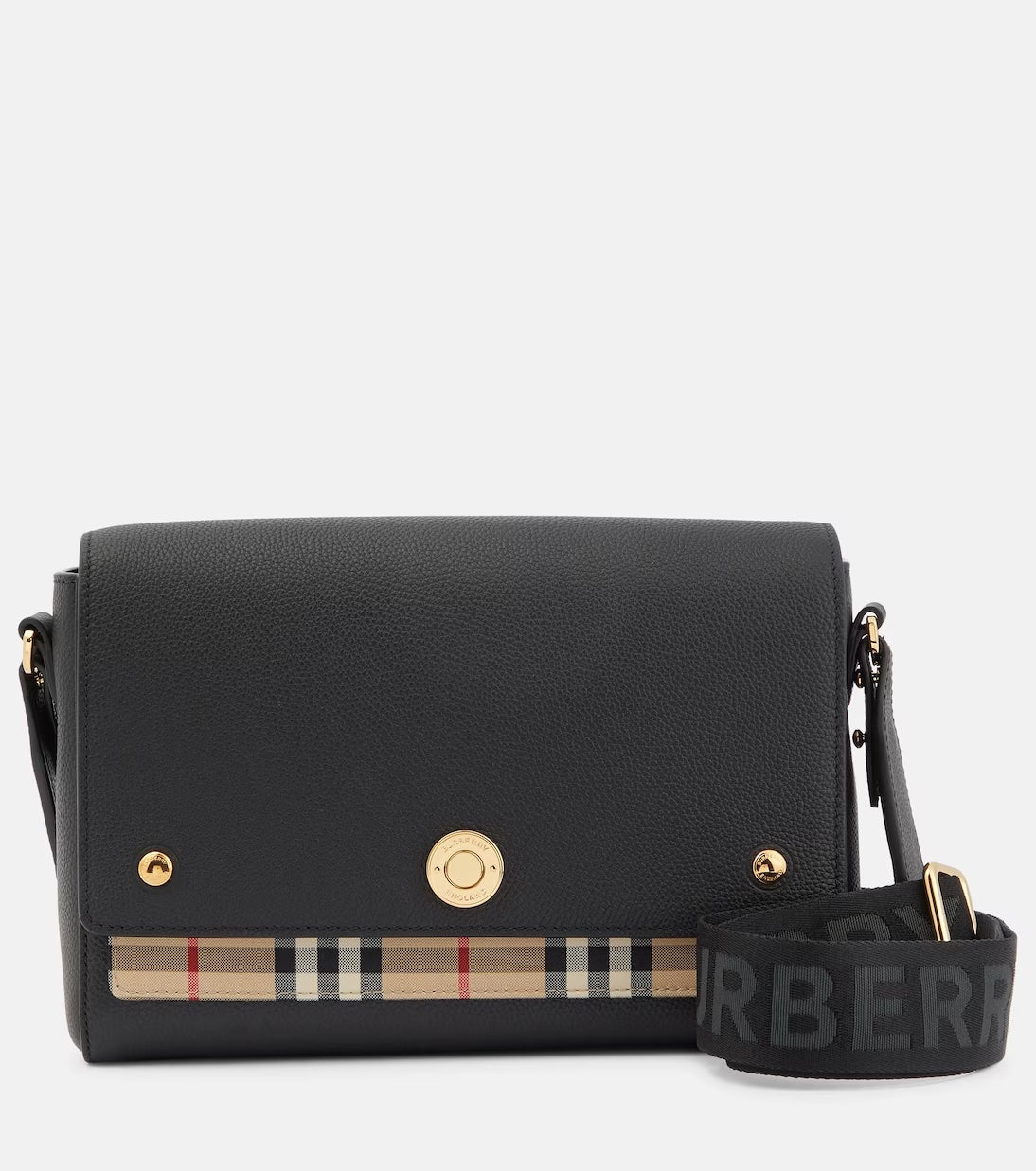 Burberry Note Bag Leather Shoulder Bag