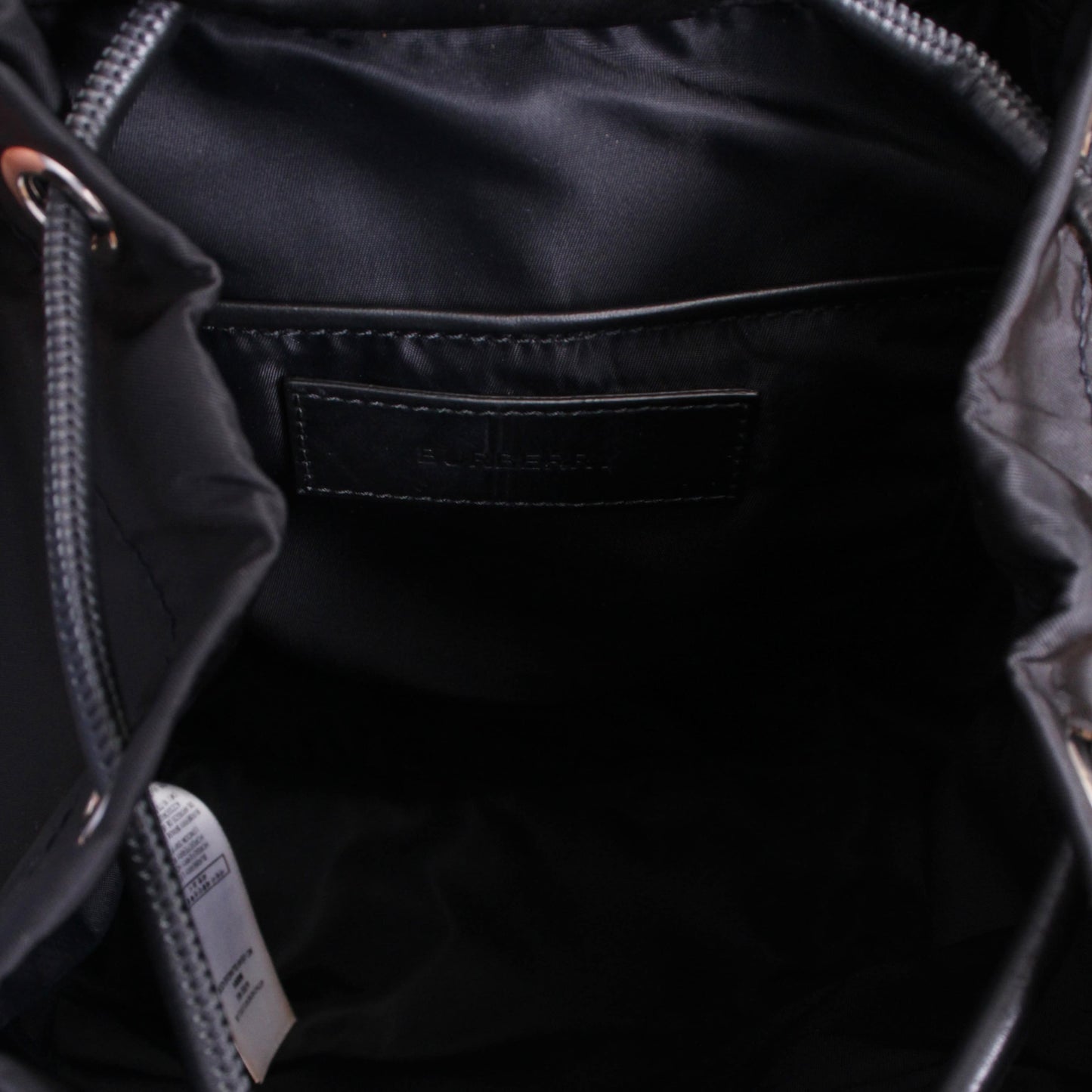 Burberry Luxury Backpack Nylon Black Small