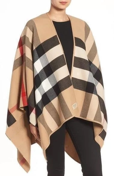Burberry Merino Wool Cape Handbag Travel Bag