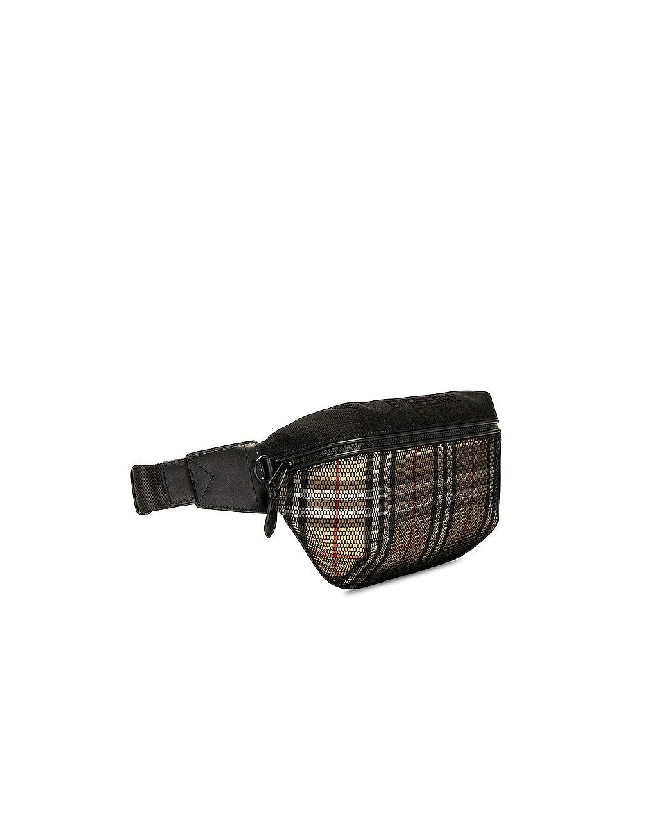 Burberry Sonny Mesh Ho Check Belt Bag