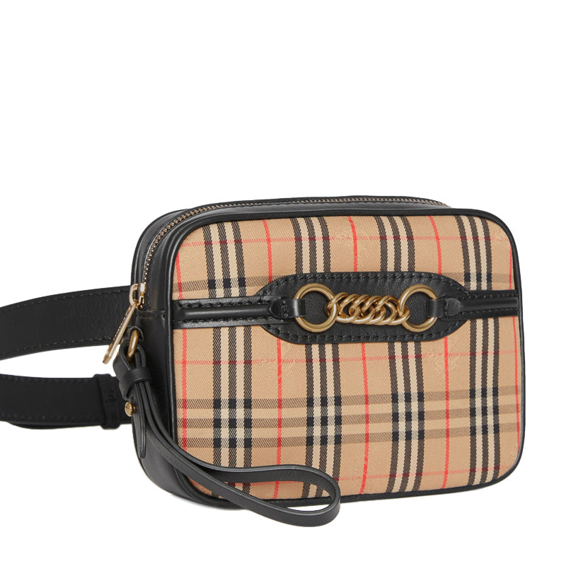 Burberry The Knight Check Link Bum Bag Travel Bag