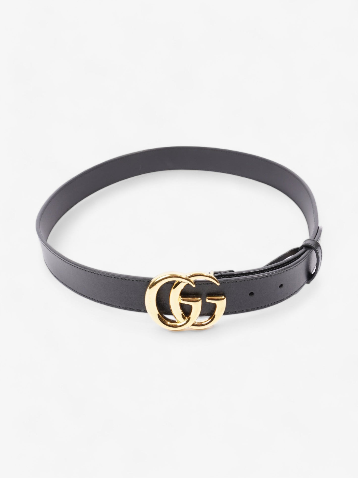 Gucci Marmont Belt Handbag Leather Black Accessory