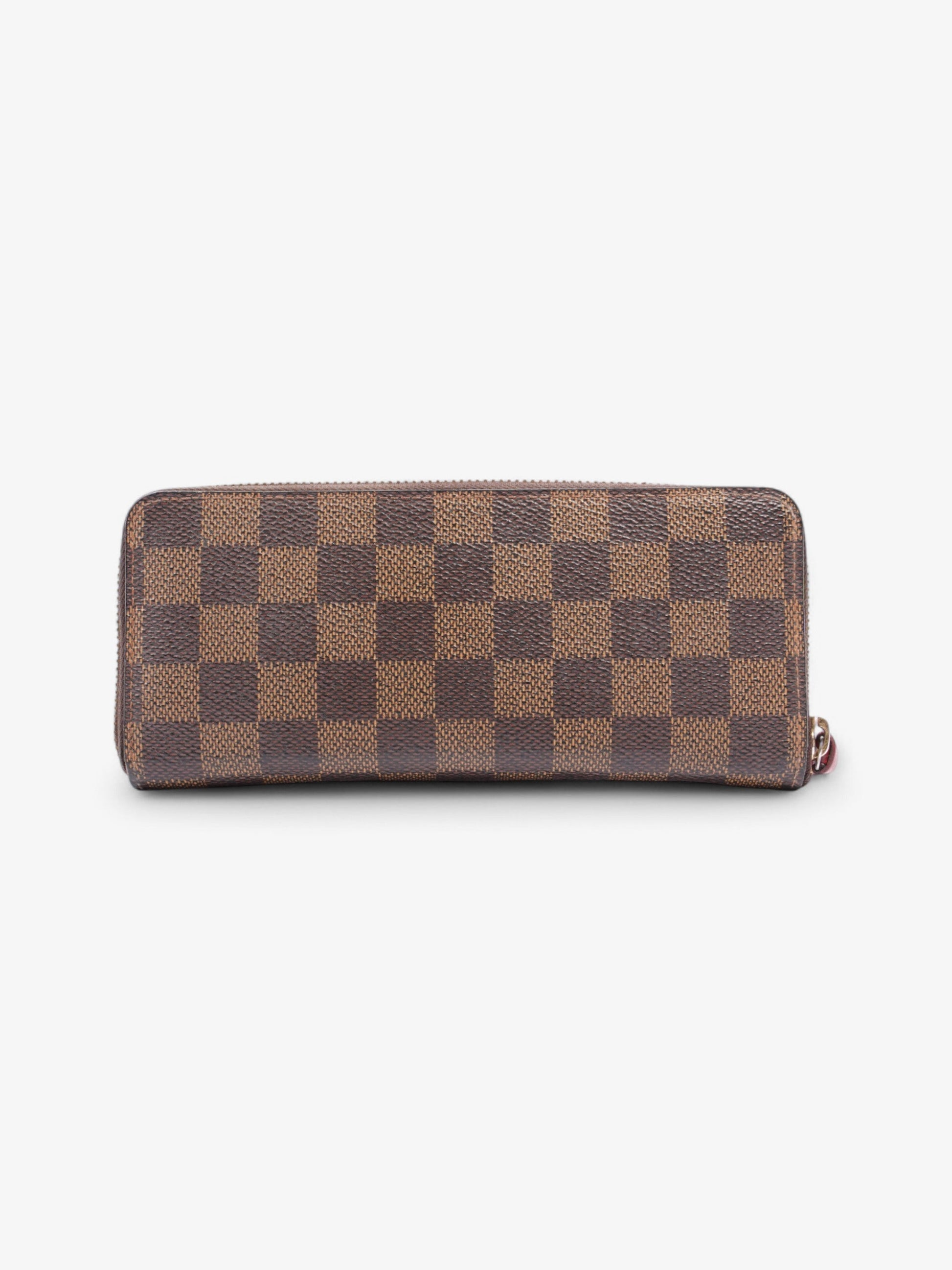 Louis Vuitton Clemence Ebene Coated Damier Canvas Coated Canvas Wallet Case Canvas 4