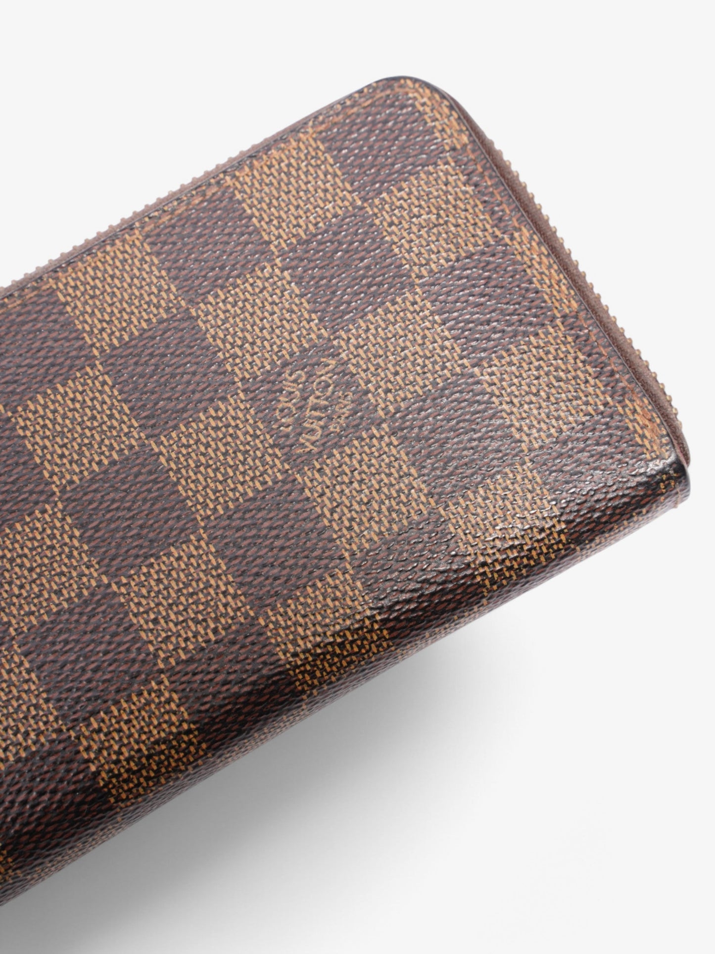 Louis Vuitton Clemence Ebene Coated Damier Canvas Coated Canvas Wallet Case Canvas 4