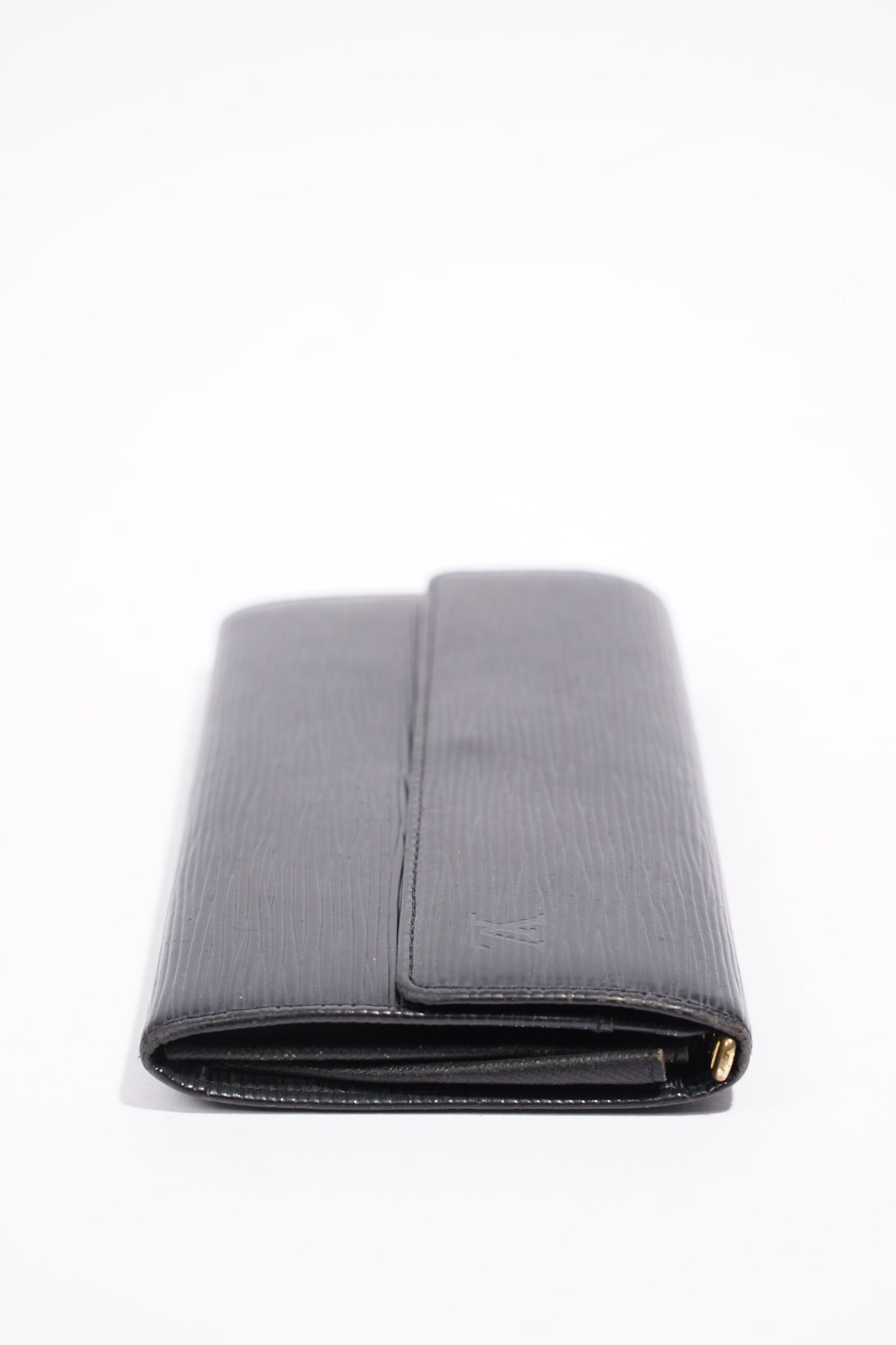 Louis Vuitton Long Epi Leather Black Wallet Case