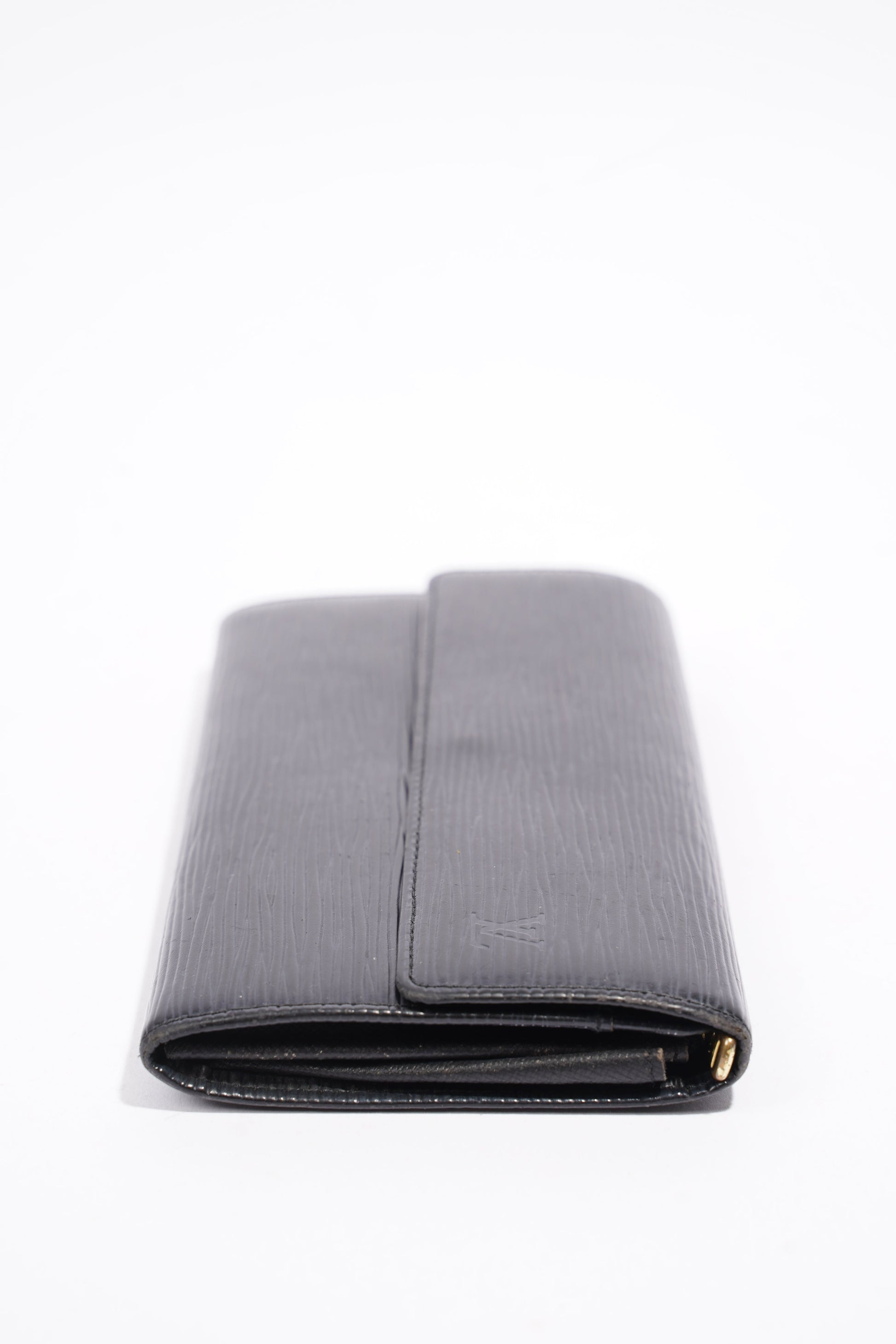 Louis Vuitton Long Epi Leather Black Wallet Case