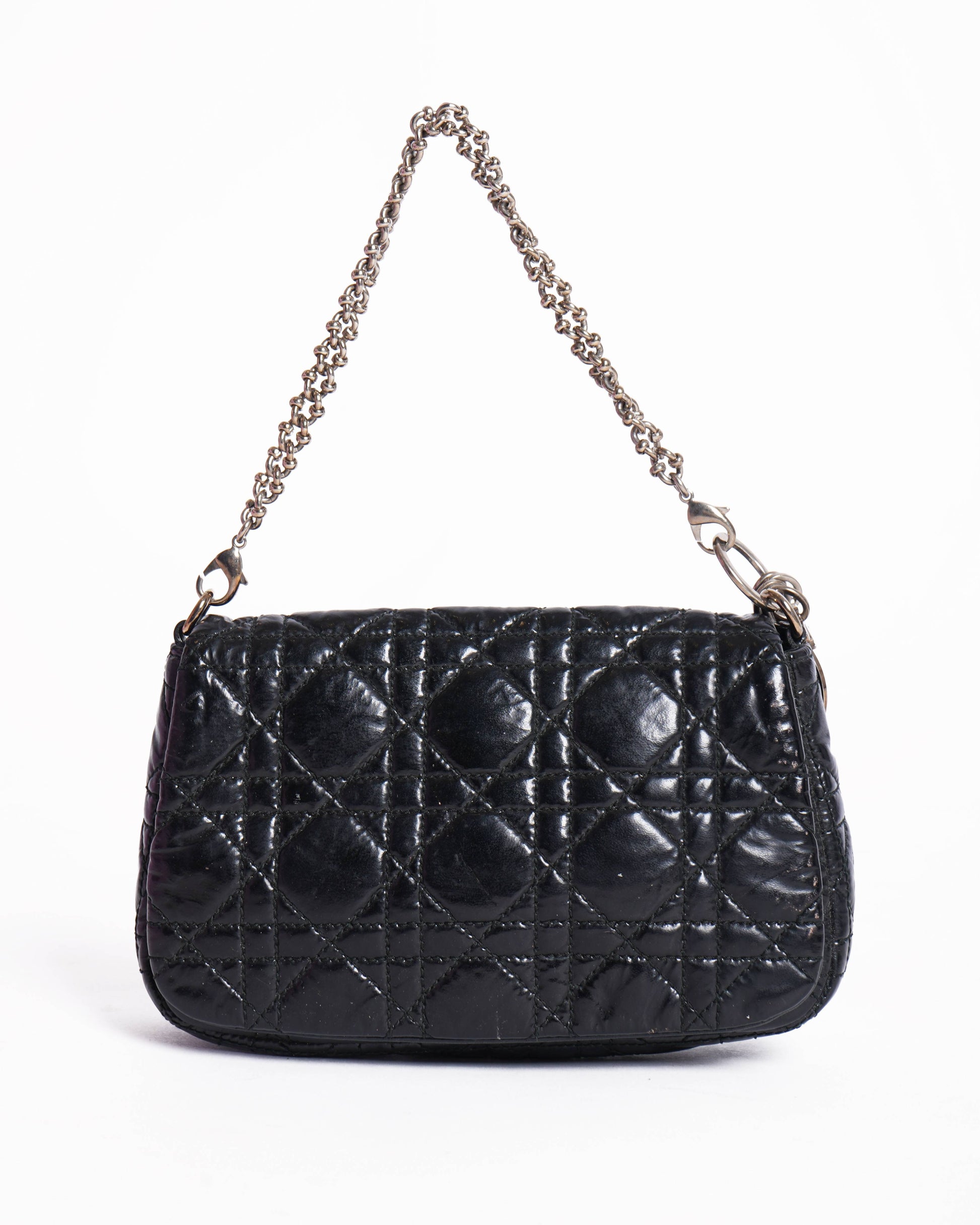 Dior Handbag Christian cannage pochette Bag Patent