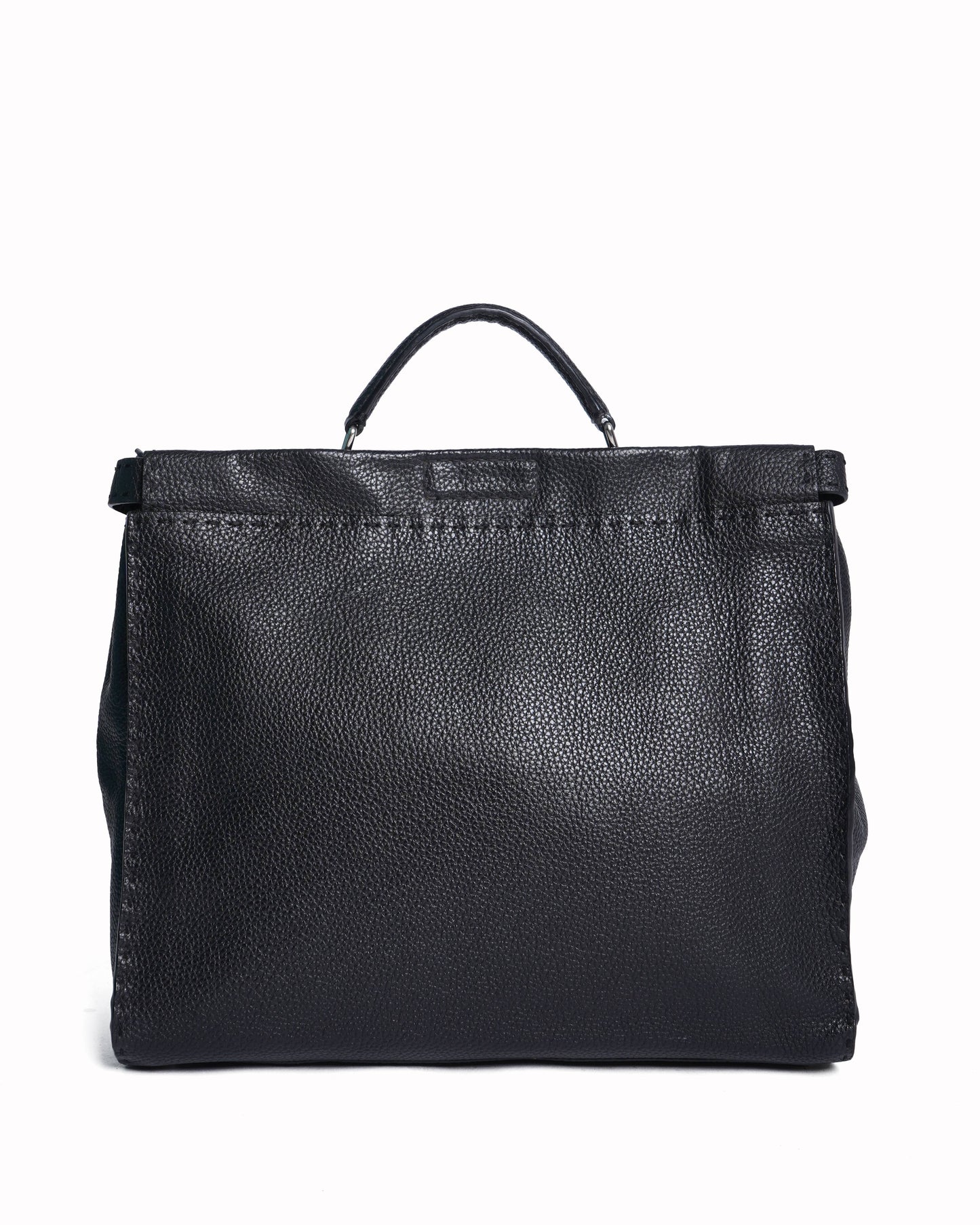 Fendi Handbag peekaboo Leather Black Top Handle