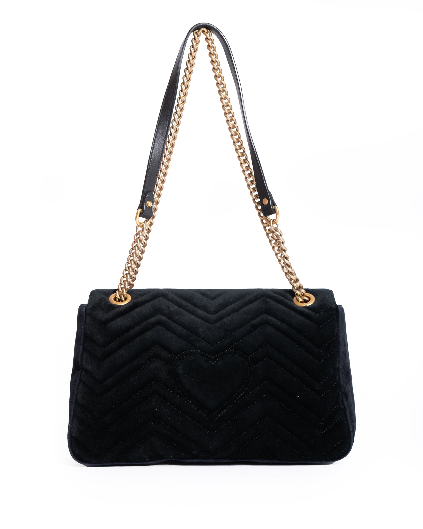 Gucci GG Marmont Flap Velvet Crossbody Bag
