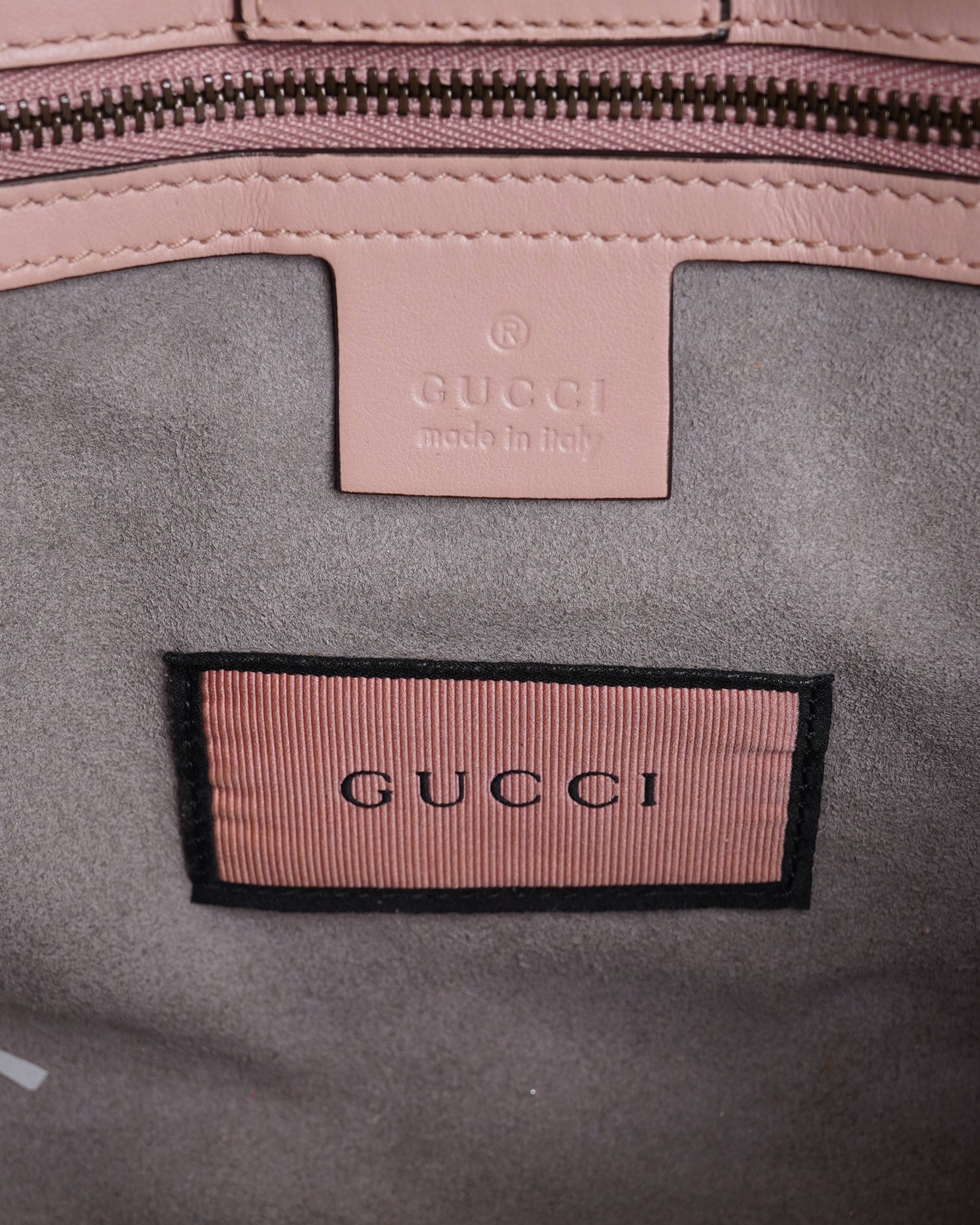 Gucci Pink GG Marmont Matelasse Leather Satchel