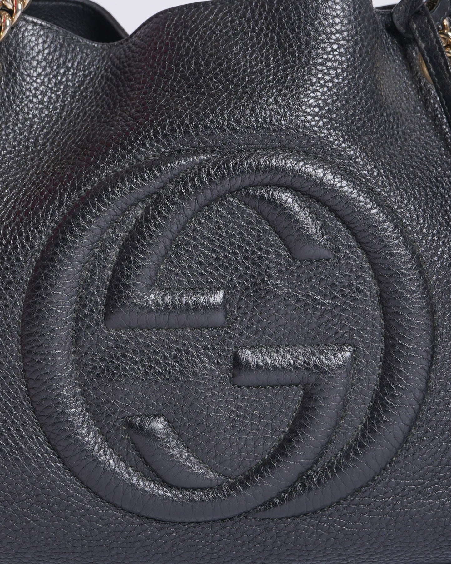Gucci Old Rose Leather Soho Tote Bag