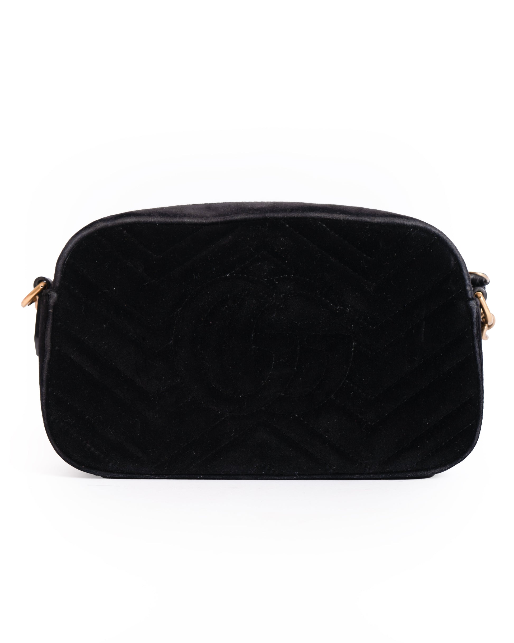 Gucci GG Marmont Crystal Star Crossbody Bag In Velvet