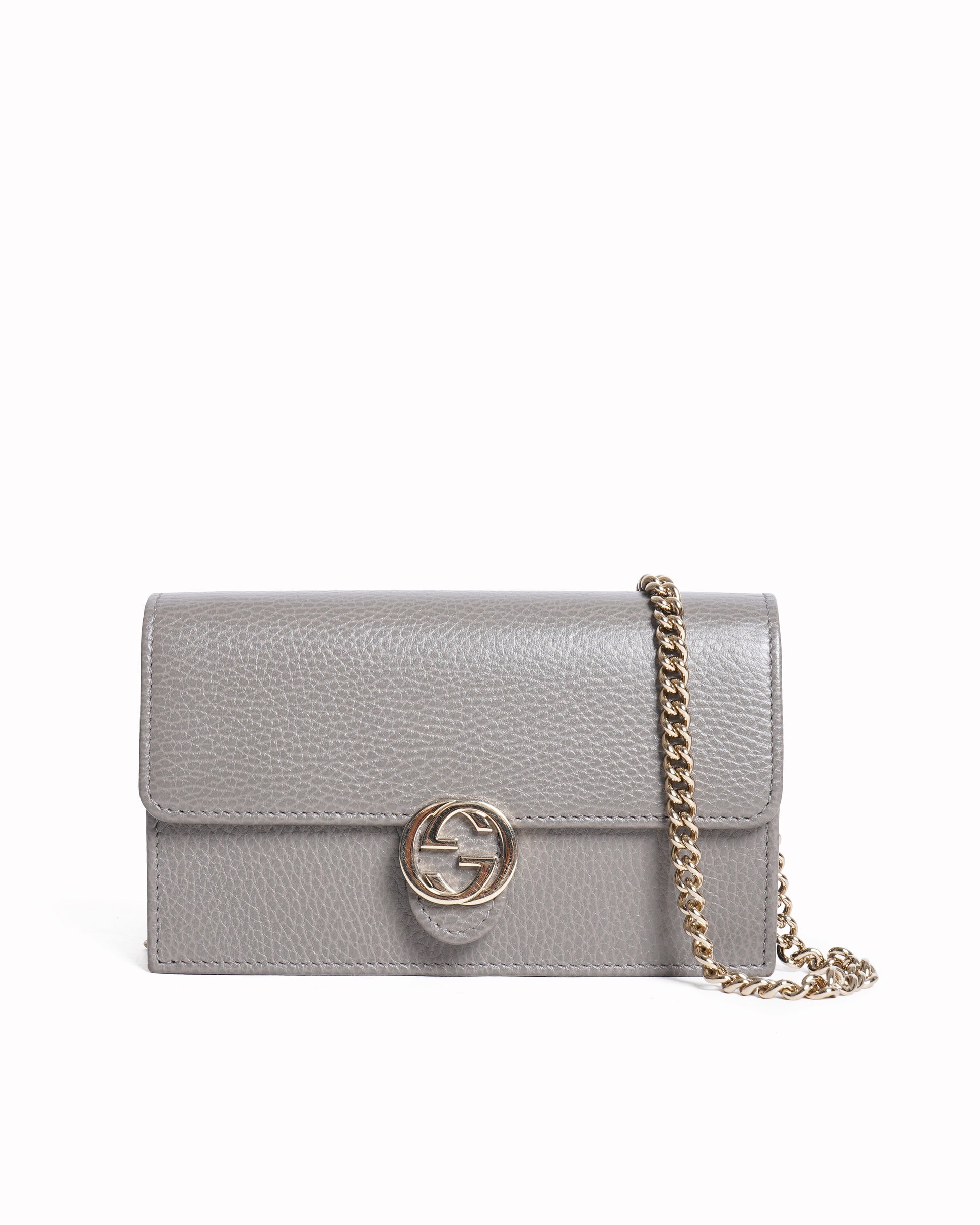 New Gucci interlocking g wallet on chain