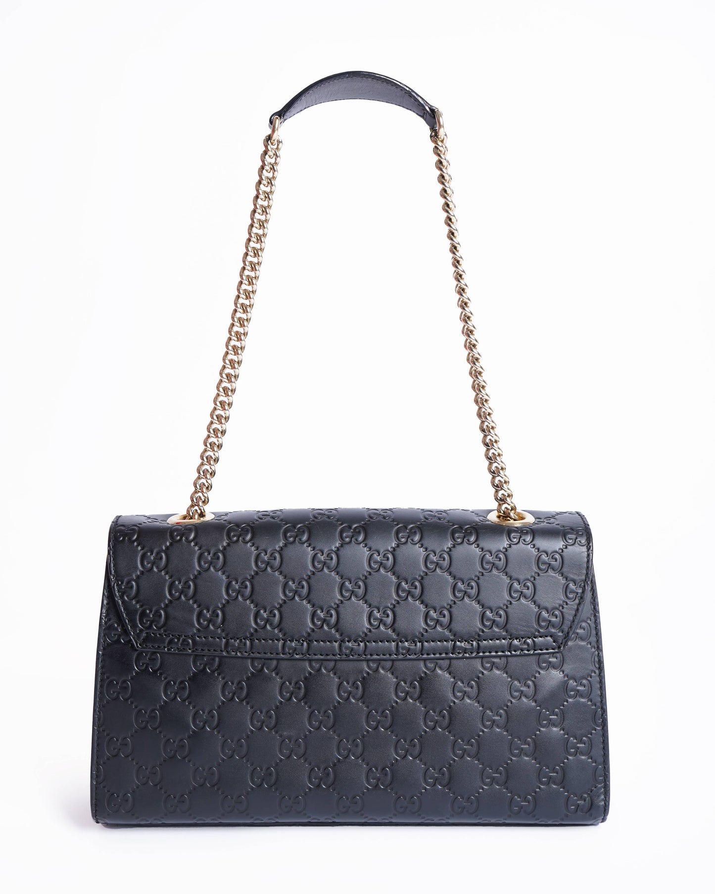 Gucci Black Guccissima Emily Shoulder Bag