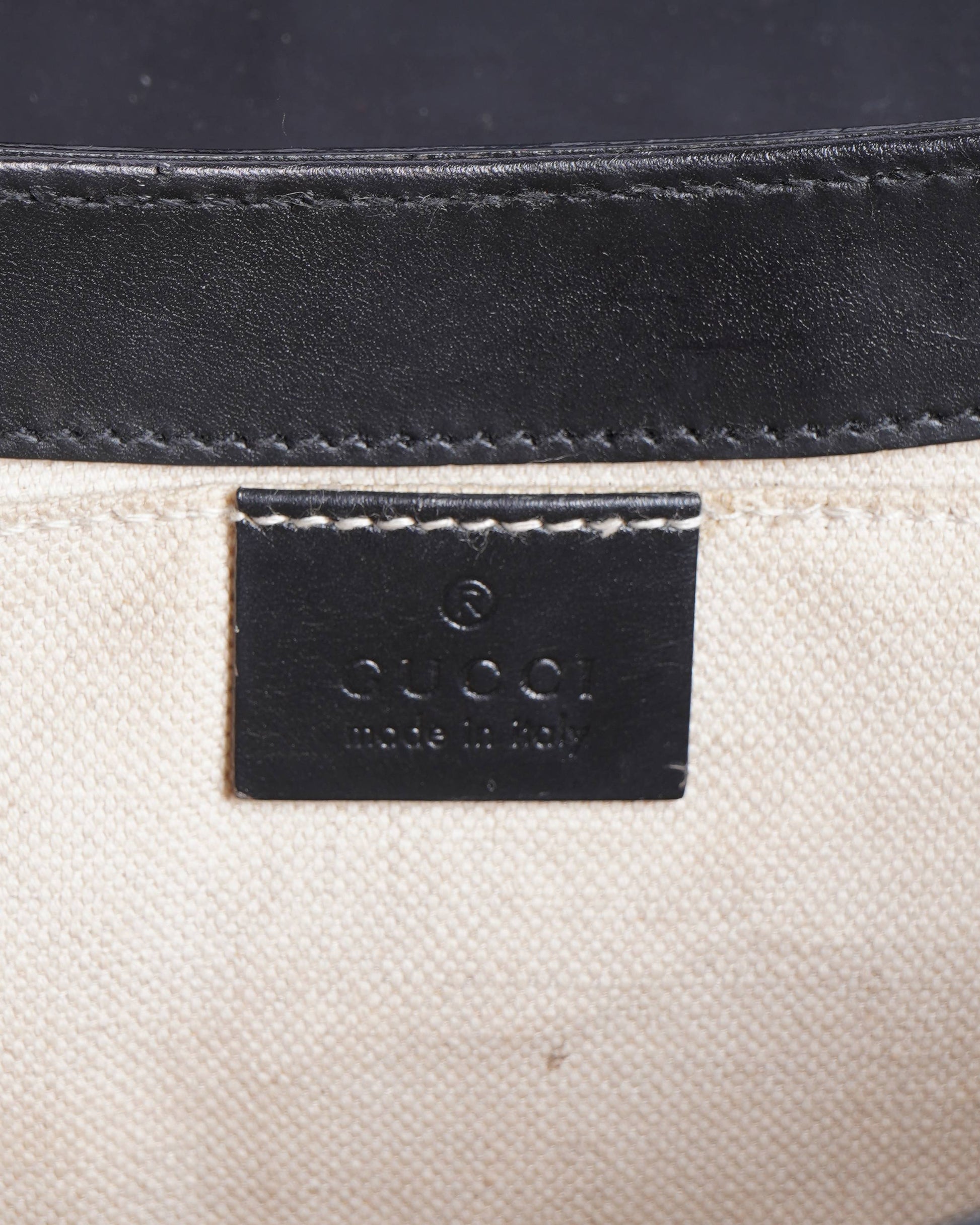 Gucci Black Guccissima Emily Shoulder Bag
