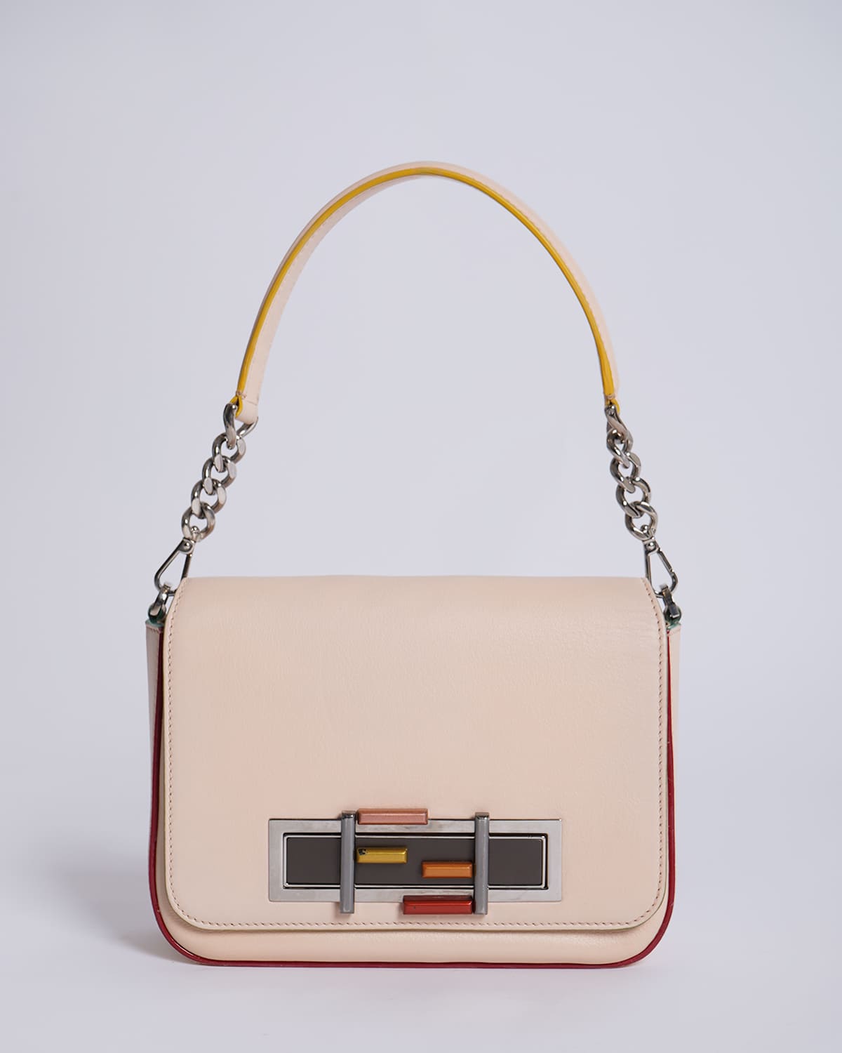 Fendi Handbag Baguette Shoulder Bag Pink