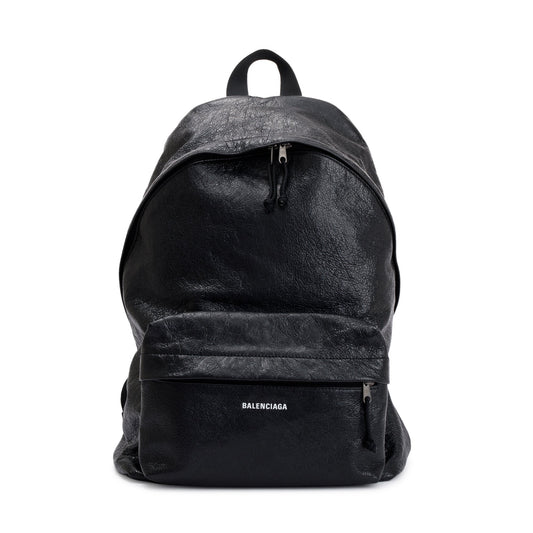 Balenciaga Arena Lambskin Explorer Backpack Leather Black