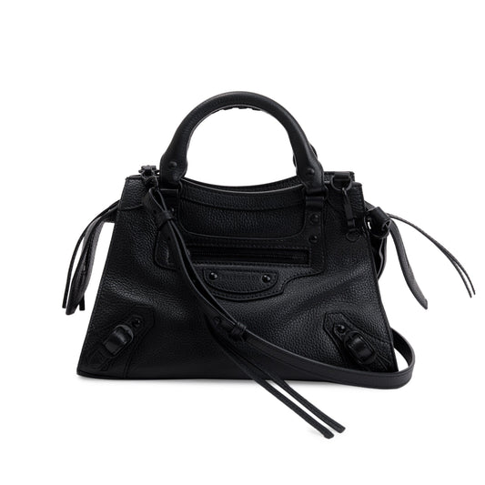 Balenciaga Calfskin Neo Classic Xs City Bag Leather Black Travel Bag