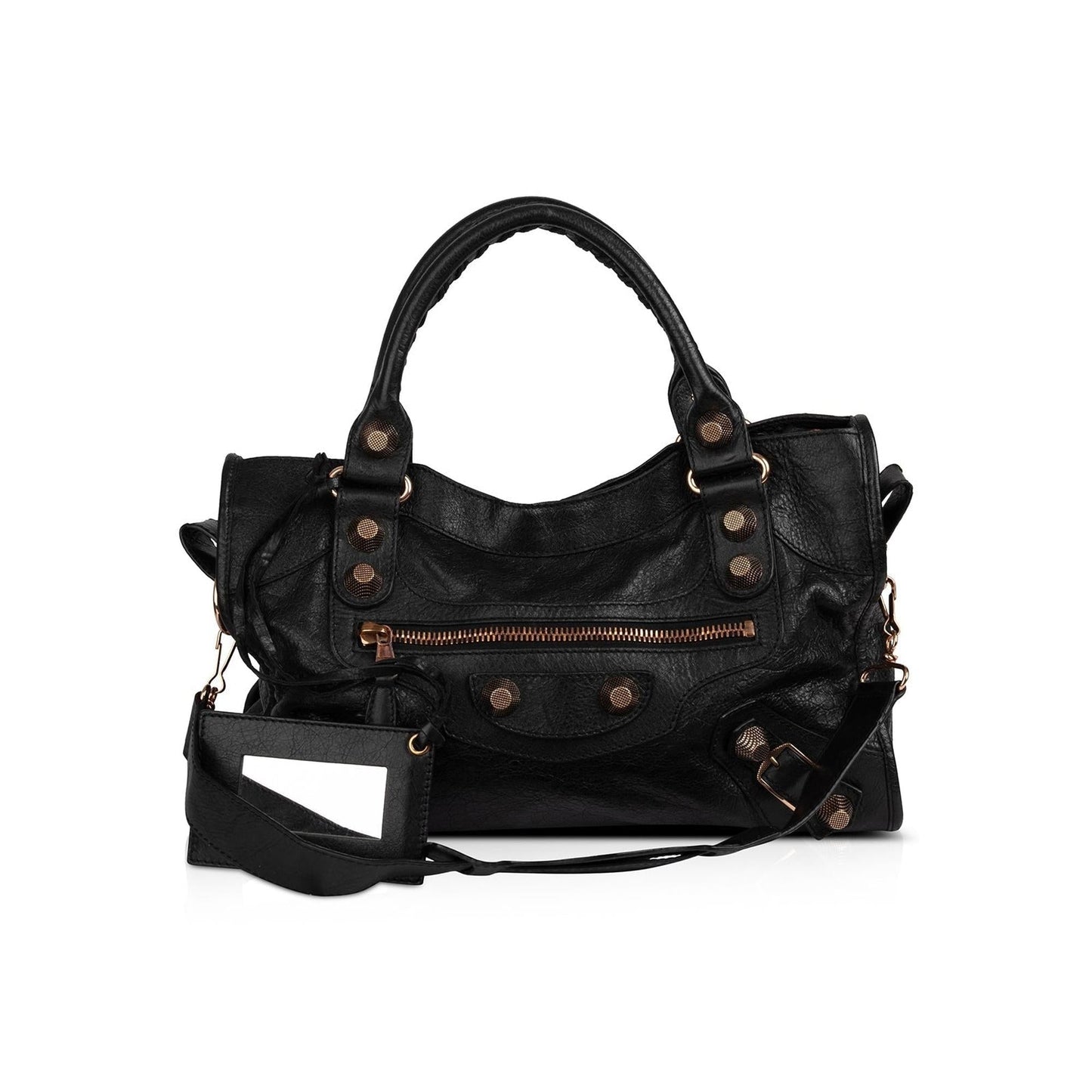 Balenciaga Motocross Giant City Bag Black Travel Bag