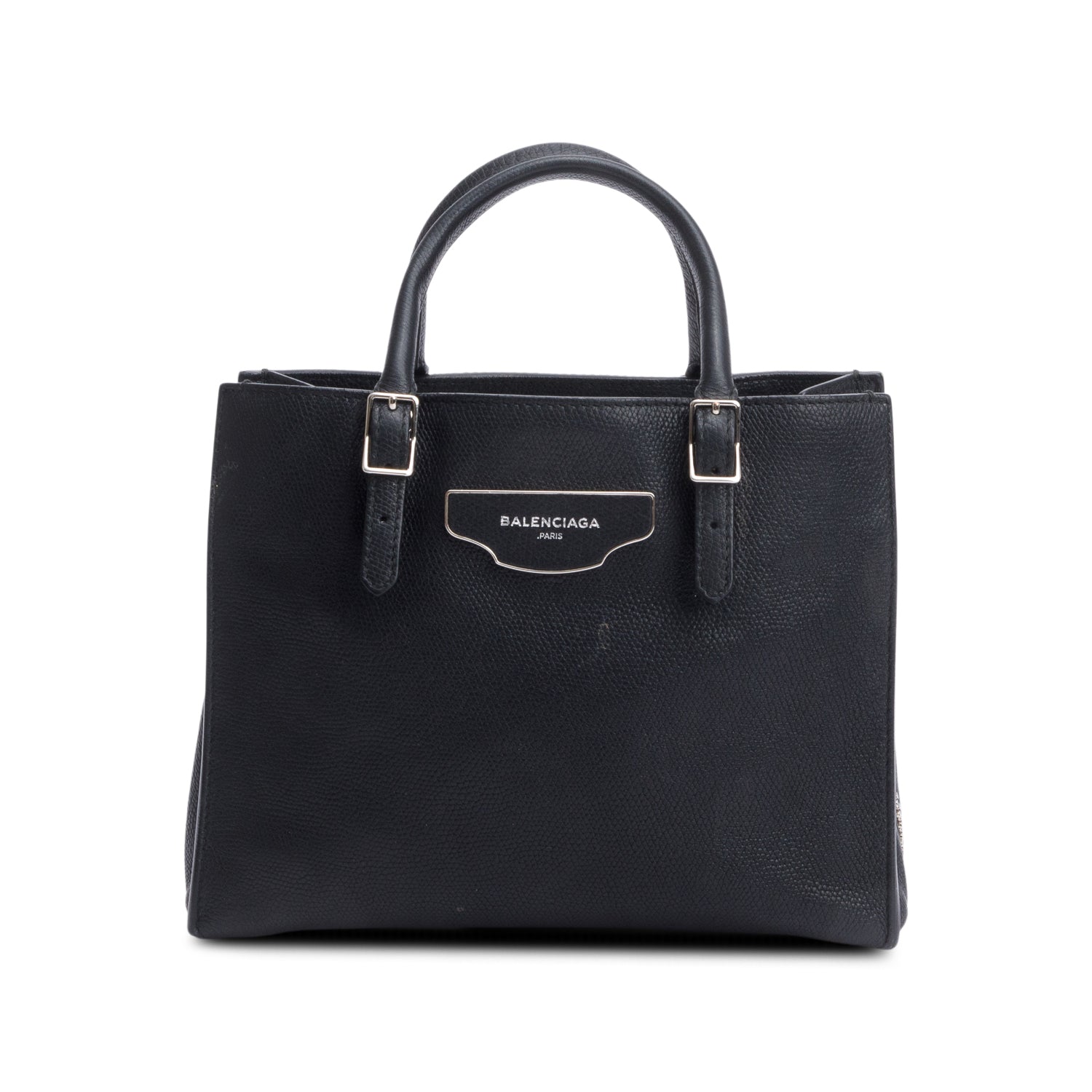 Balenciaga Veau Papier Tote Black Mini Tote Bag
