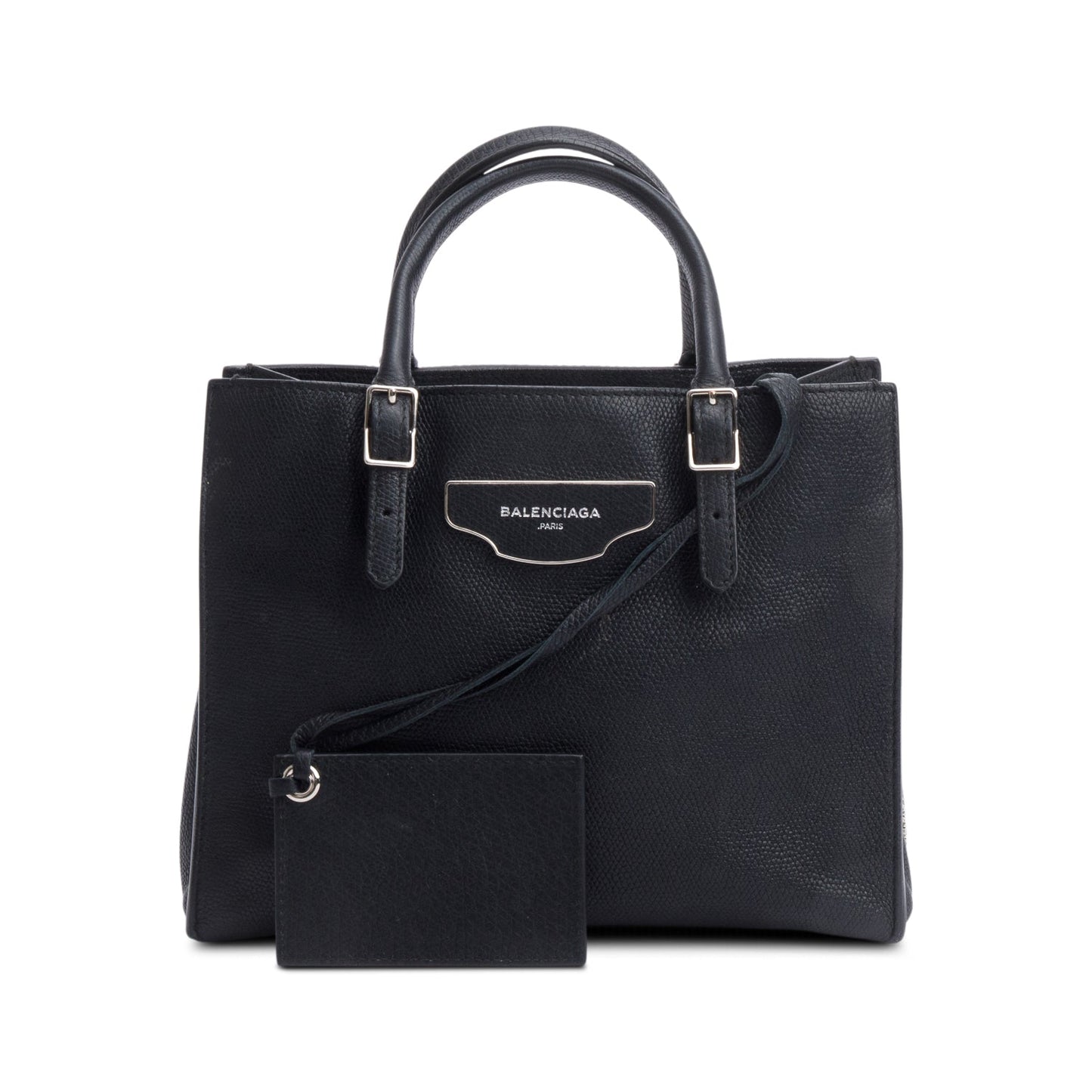 Balenciaga Veau Papier Tote Black Mini Tote Bag