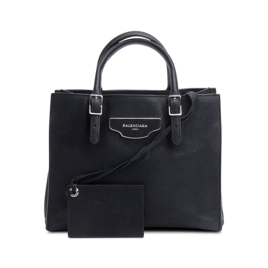 Balenciaga Veau Papier Tote Black Mini Tote Bag