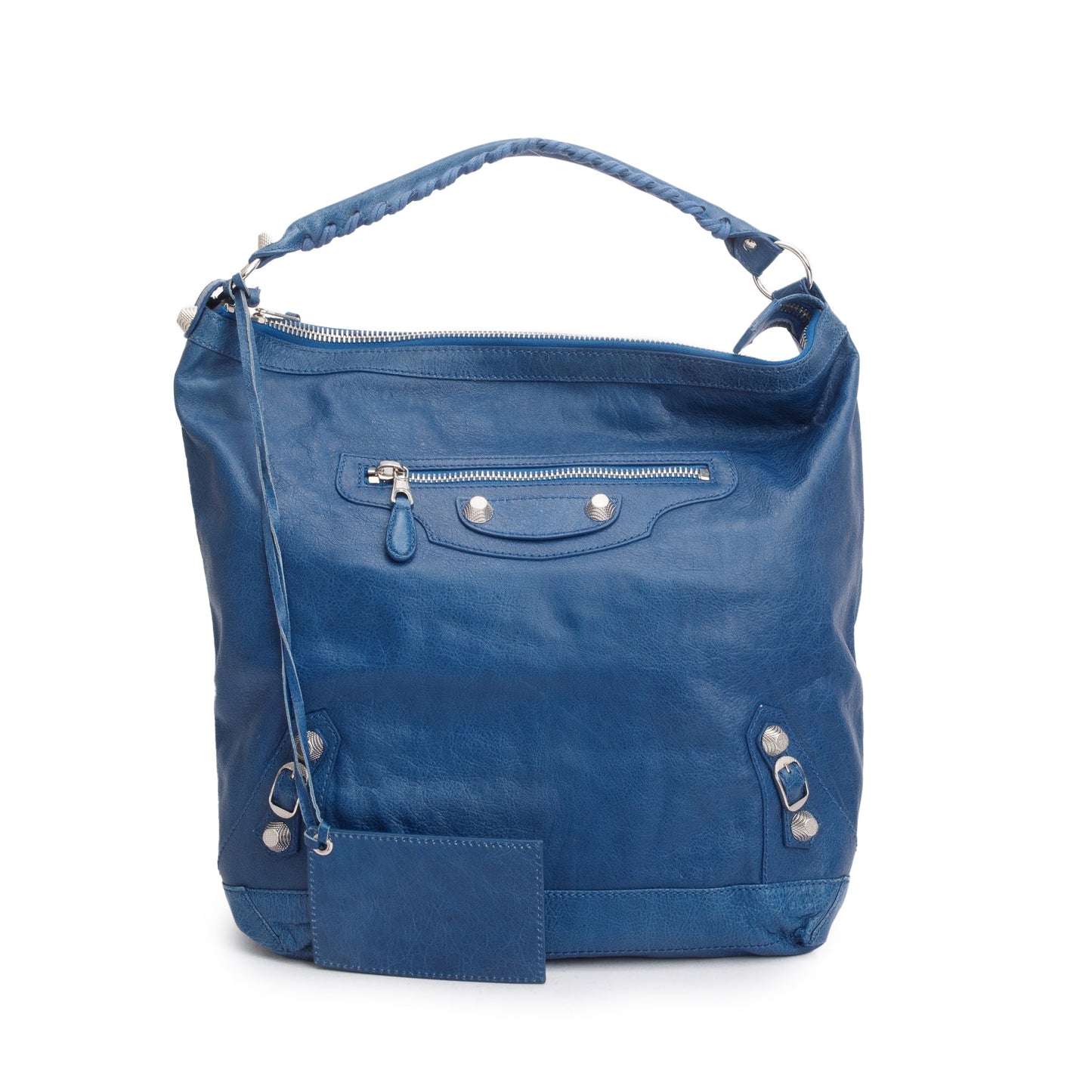 Balenciaga Cassic Agneau Giant Day Bag Leather Blue Travel Bag
