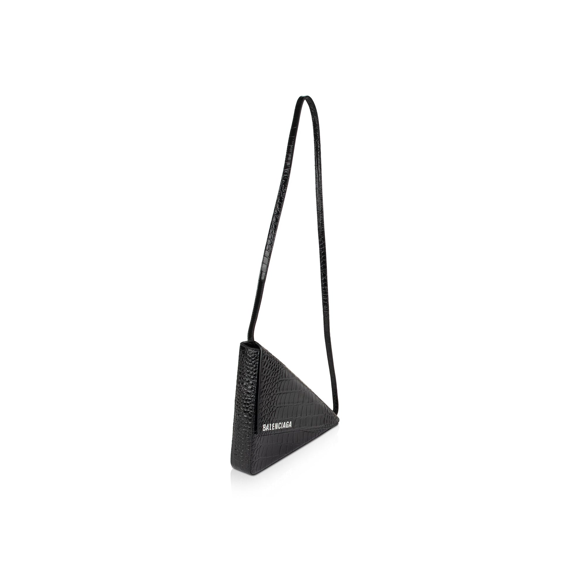 Balenciaga Croc Embossed Triangle Bag Travel Bag