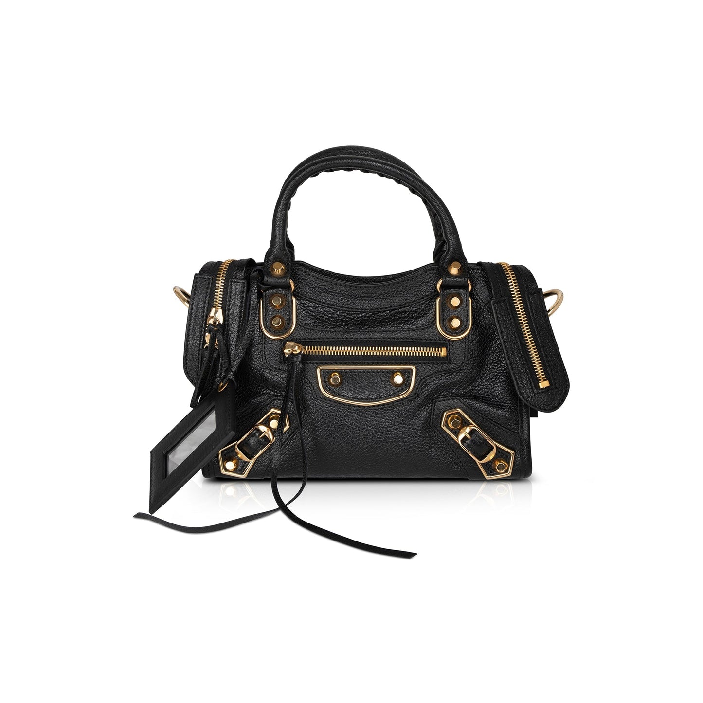 Balenciaga Metallic Edge City Bag Mini Travel Bag