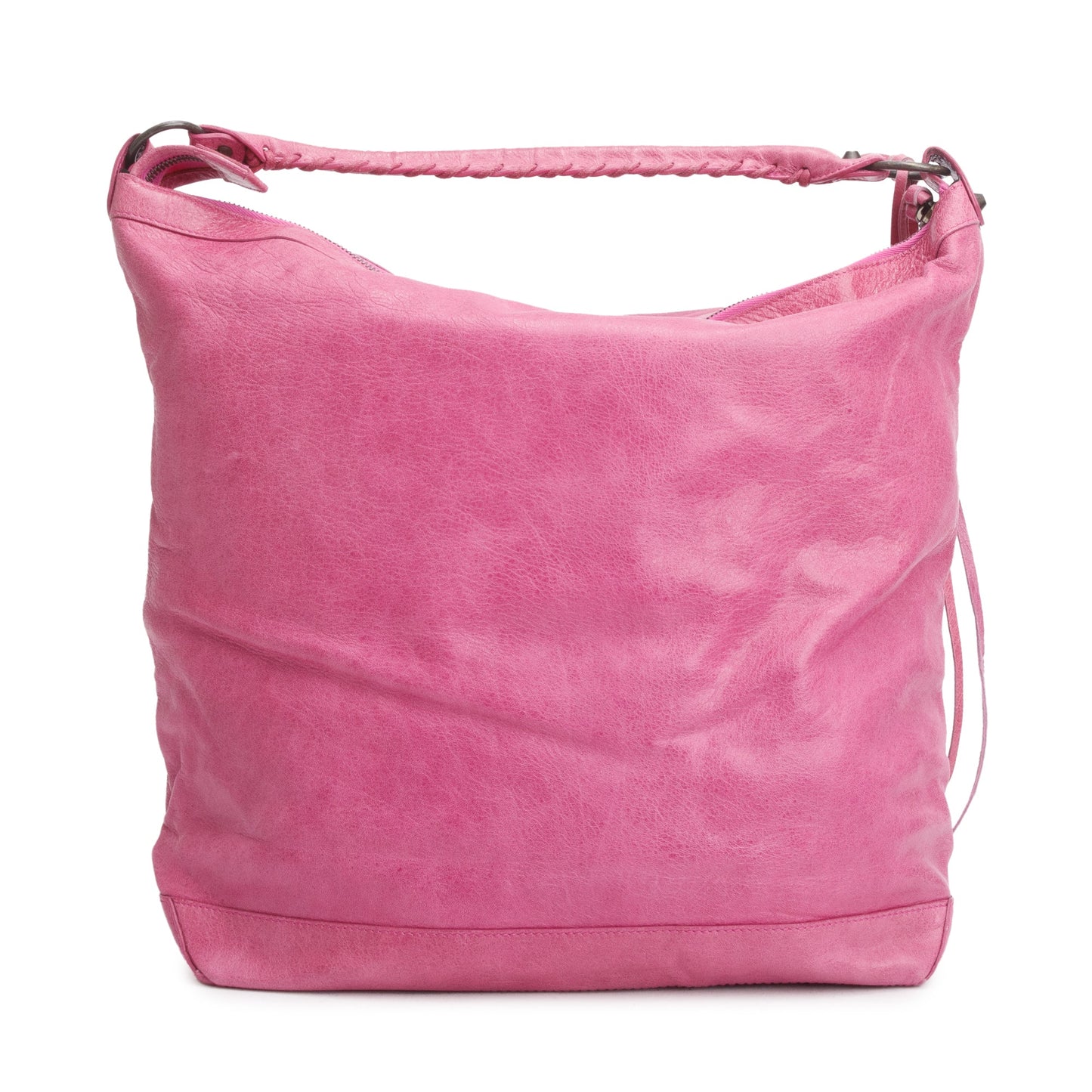 Balenciaga Agneau Classic Day Hobo Bag Leather Pink Travel Bag