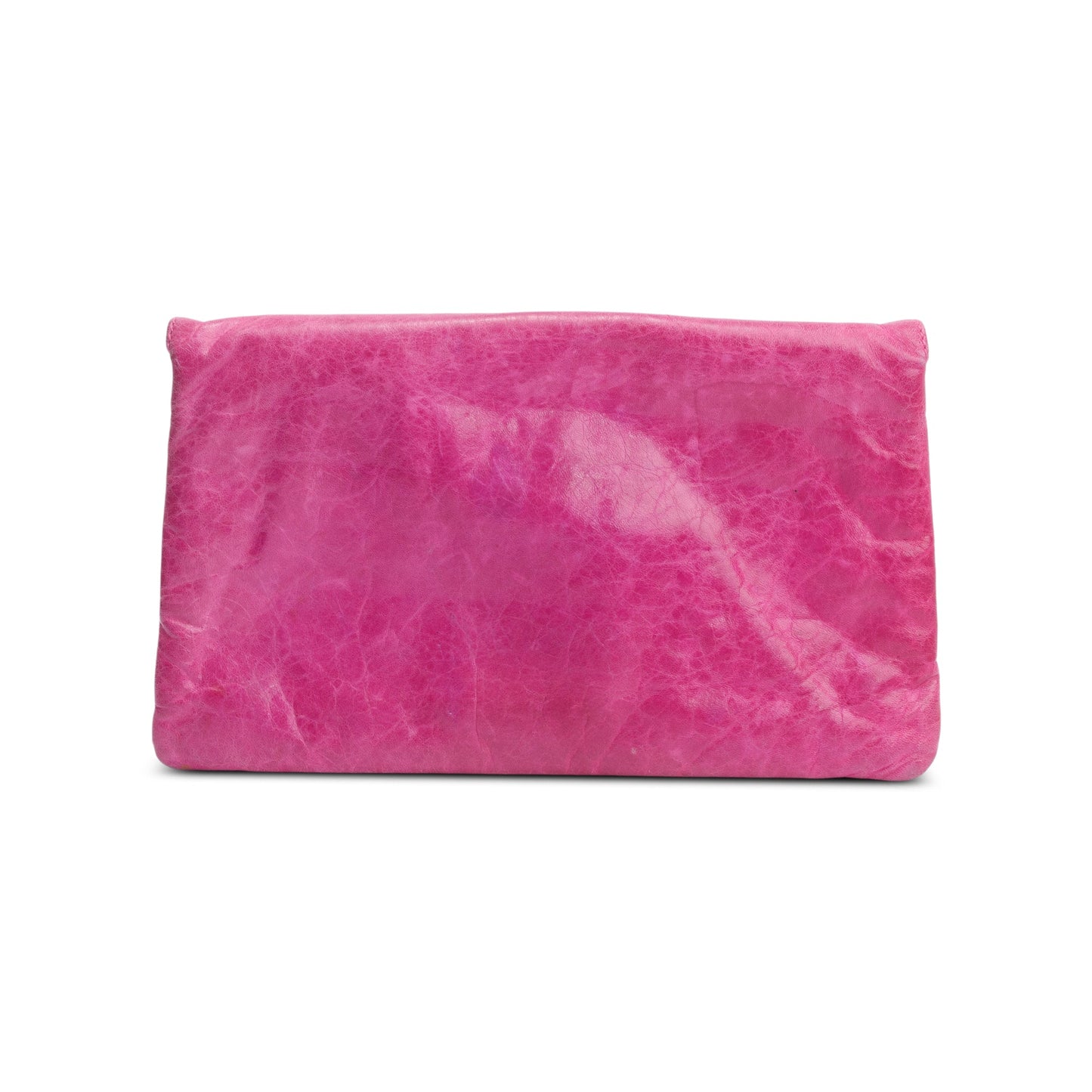 Balenciaga Purple Agneau Motocross Giant Envelope Clutch Clutch Bag