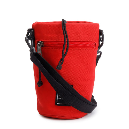 Balenciaga Bb Water Bottle Holder Crossbody Canvas Red Crossbody Bag