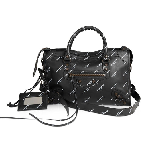 Balenciaga Motocross Classic City Bag Small Logo Travel Bag