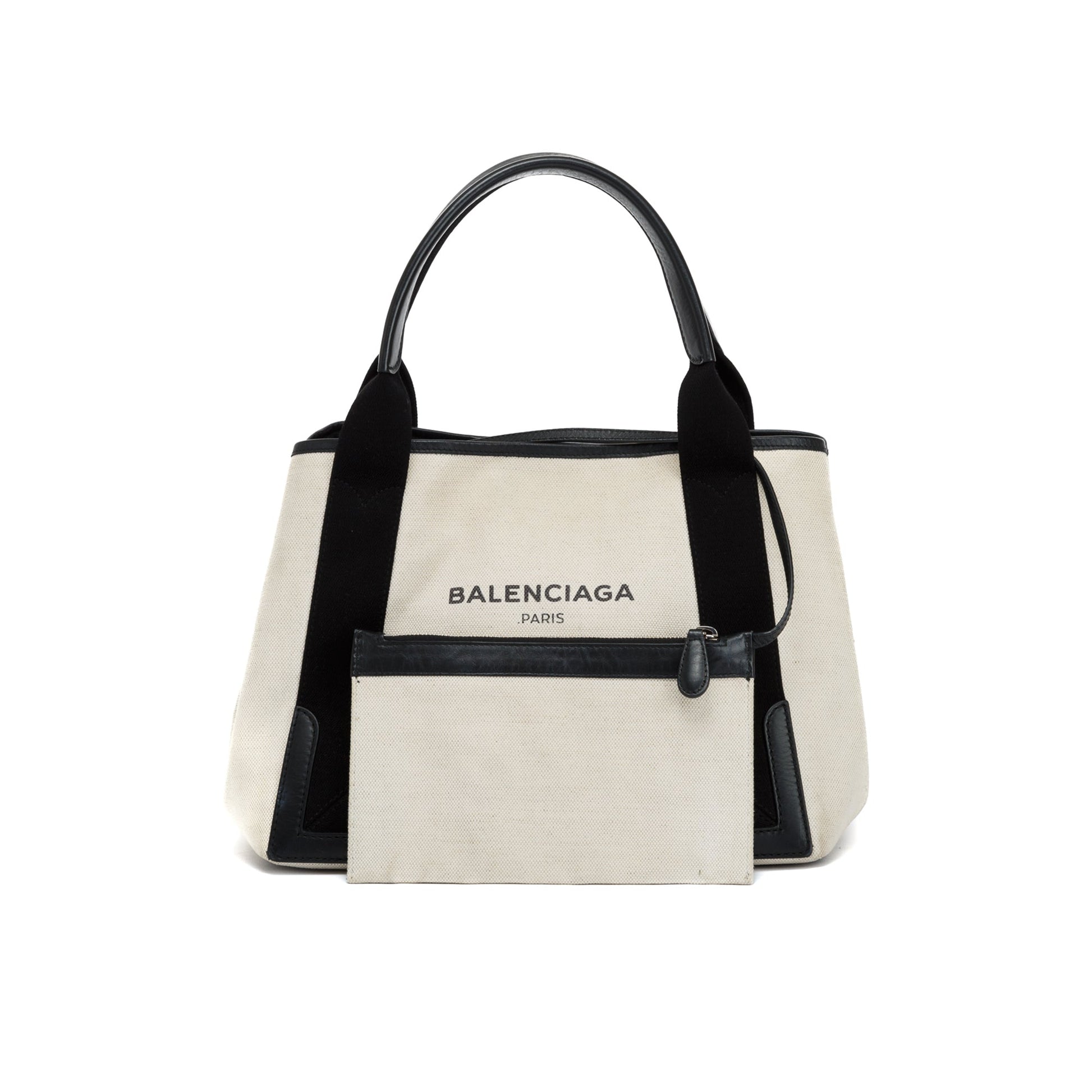 Balenciaga Navy Cabas Tote Small Tote Bag