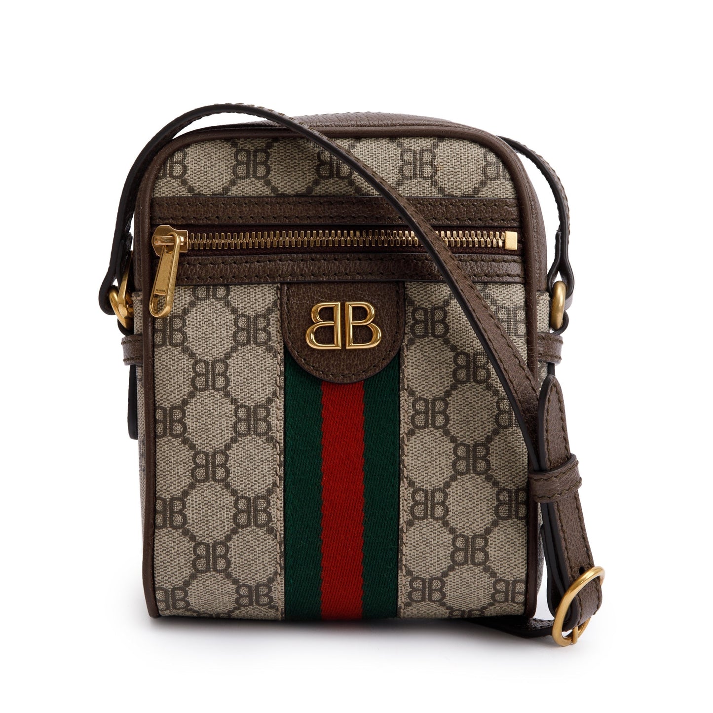 Gucci Balenciaga The Hacker Project Bb Supreme Web Canvas Mini Crossbody Bag