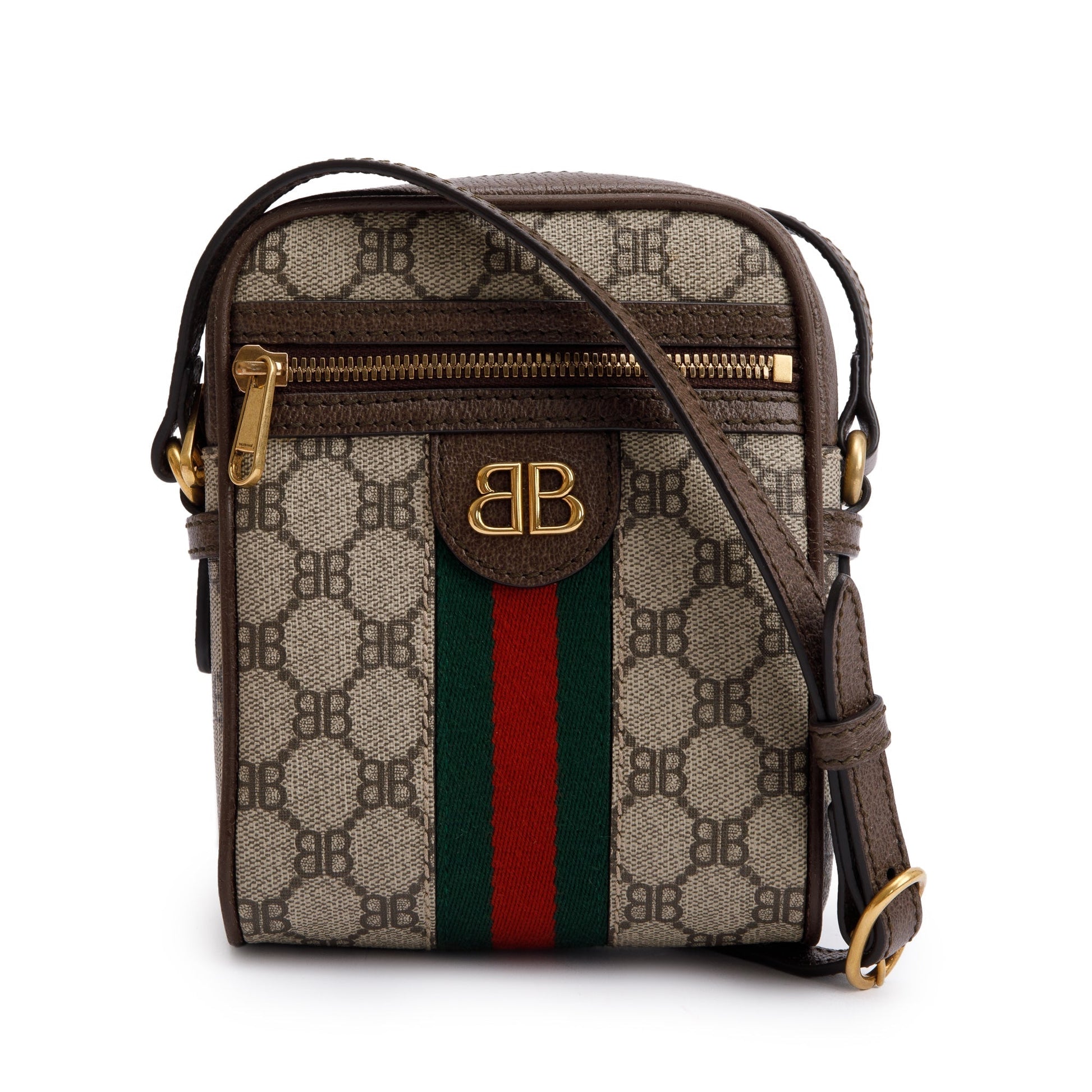 Gucci Balenciaga The Hacker Project Bb Supreme Web Canvas Mini Crossbody Bag