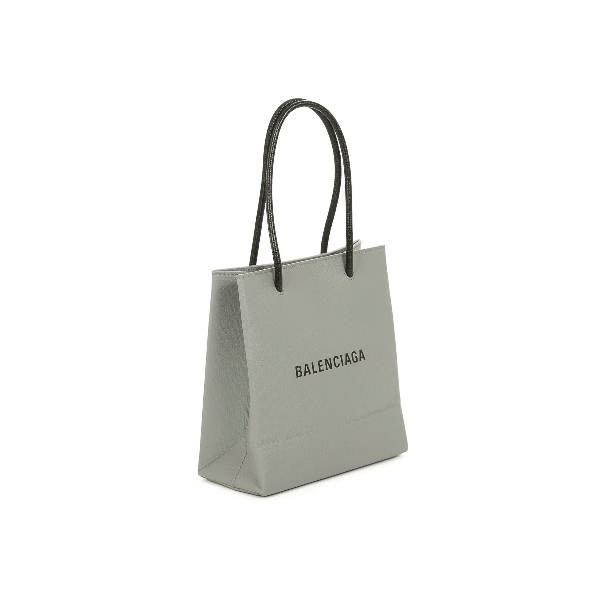 Balenciaga Xxs Shopping Tote Leather Logo Tote Bag