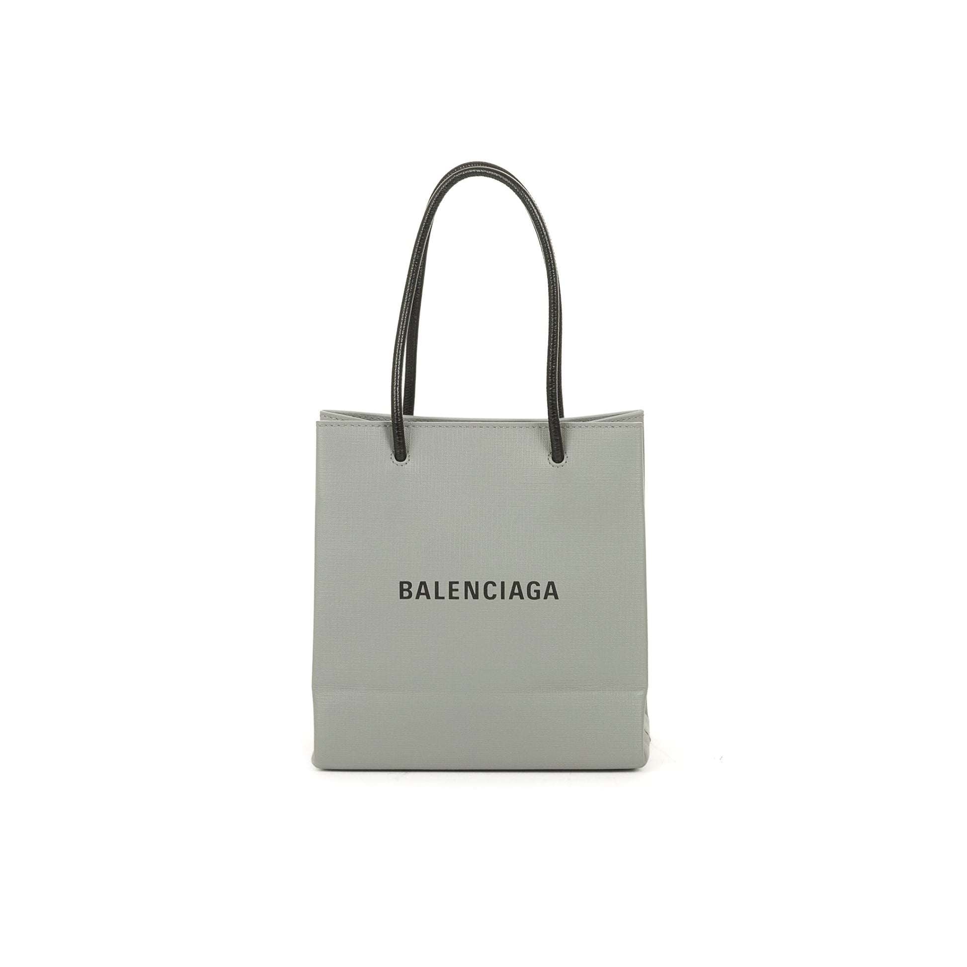 Balenciaga Xxs Shopping Tote Leather Logo Tote Bag