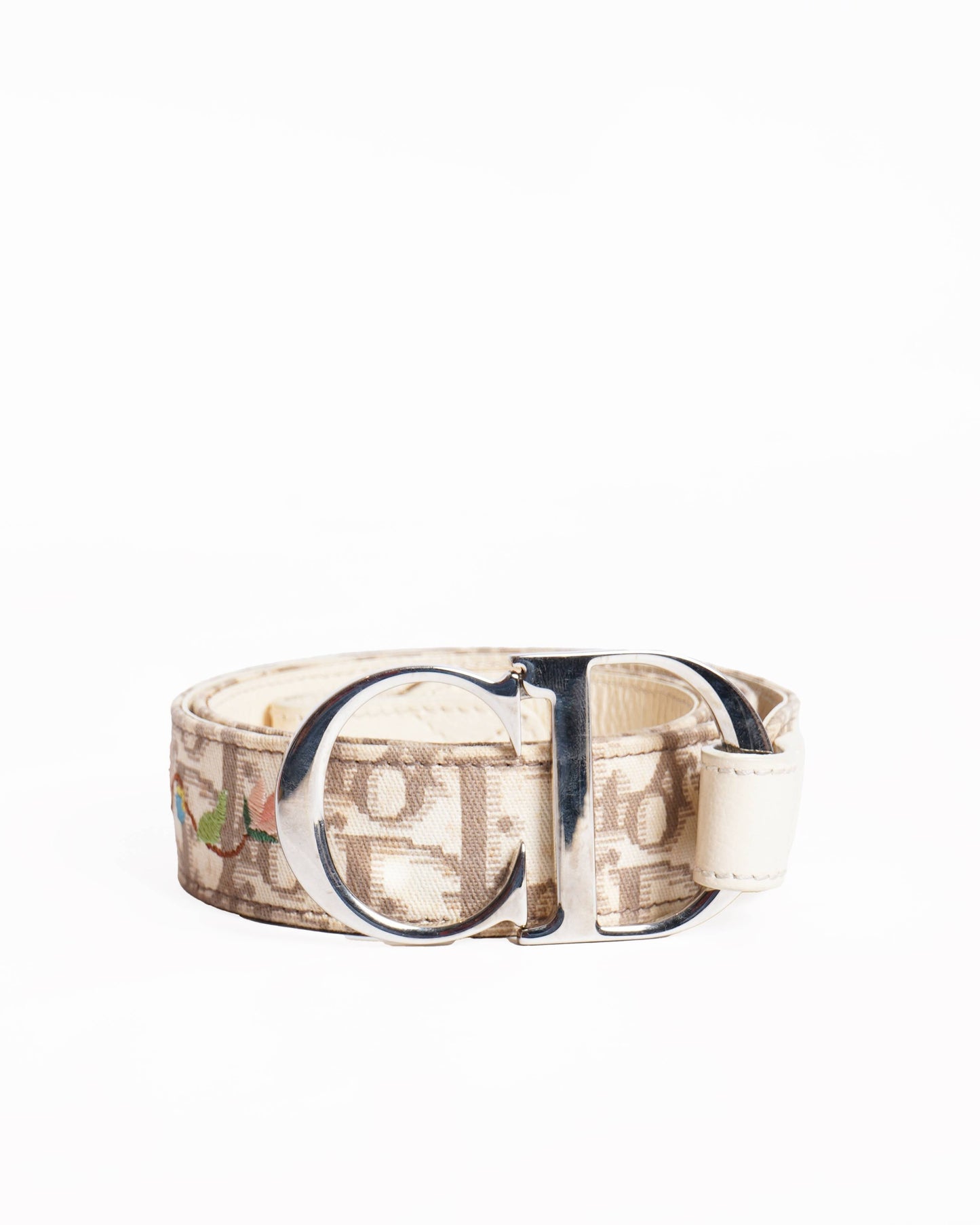 Dior Handbag Christian issimo floral embroided belt