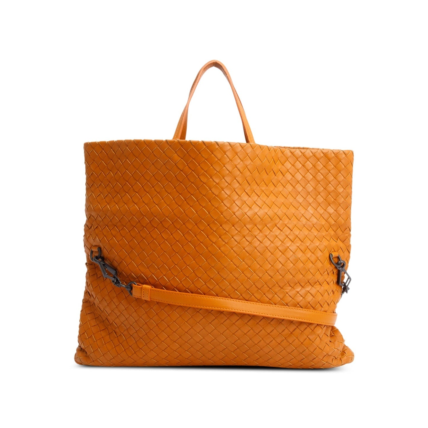 Bottega Veneta Intrecciato Tote Leather Brown Tote Bag