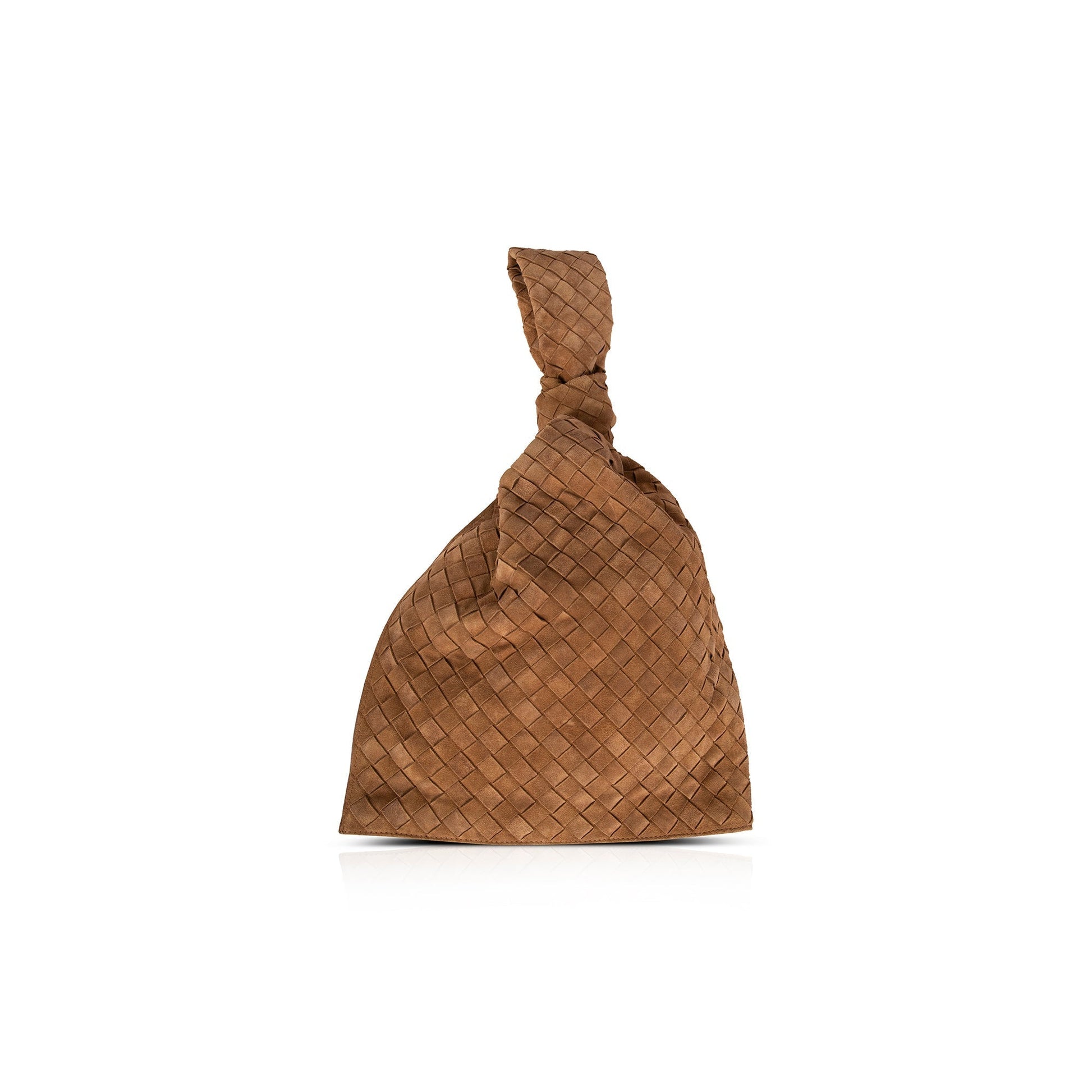 Bottega Veneta Intrecciato Bv Twist Bag Suede Travel Bag