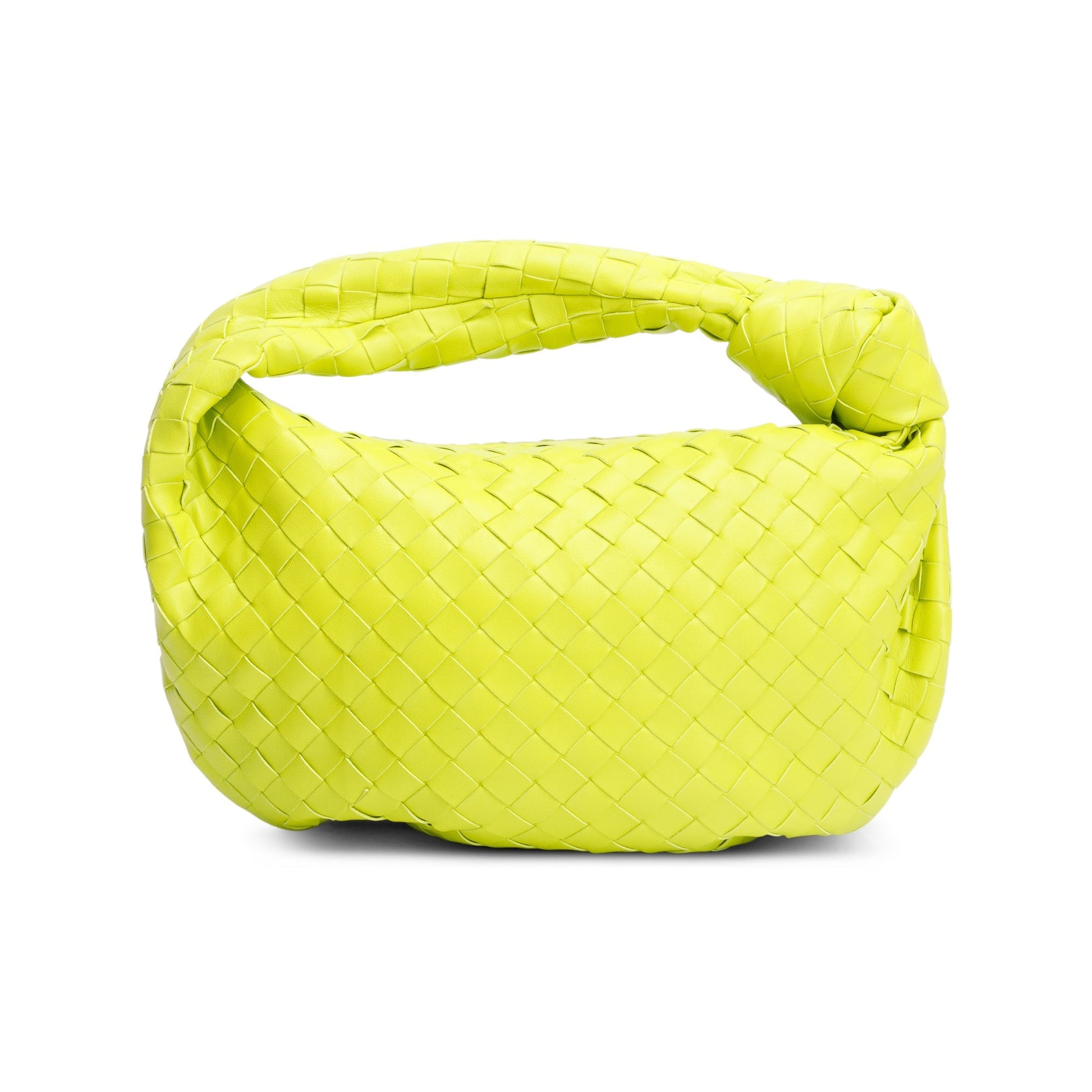 Bottega Veneta Kiwi Intrecciato Teen Jodie Bag Leather Travel Bag