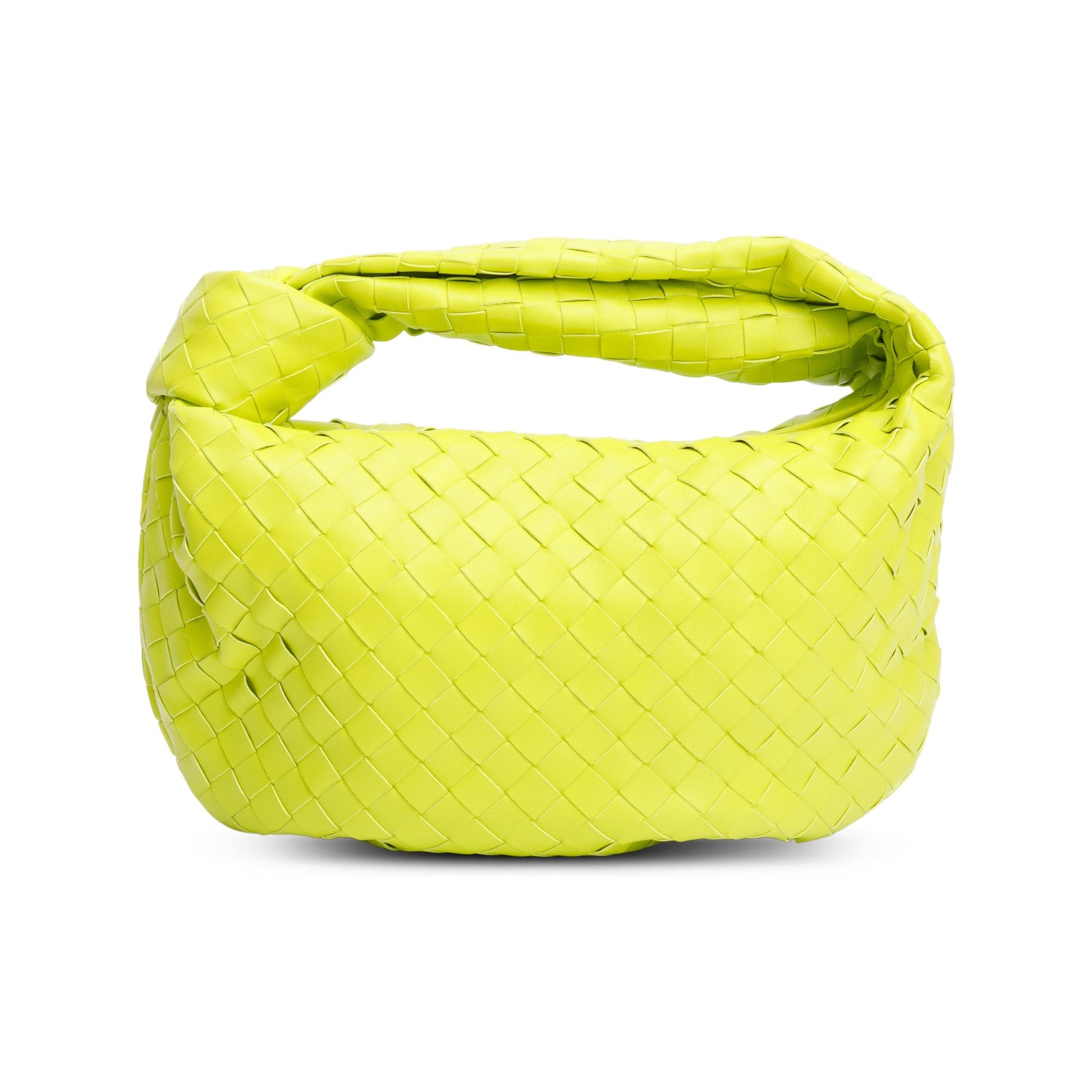 Bottega Veneta Kiwi Intrecciato Teen Jodie Bag Leather Travel Bag