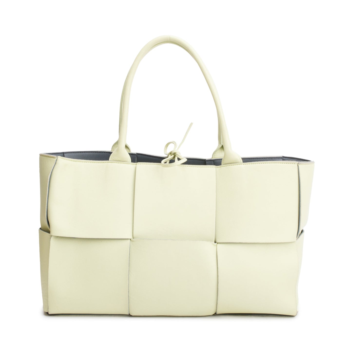Bottega Veneta Light Maxi Intrecciato Arco Tote Leather Green Tote Bag