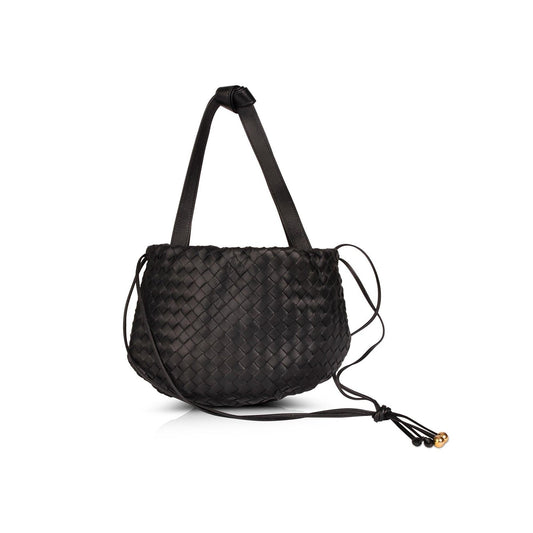 Bottega Veneta Intrecciato Bulb Shoulder Bag Small
