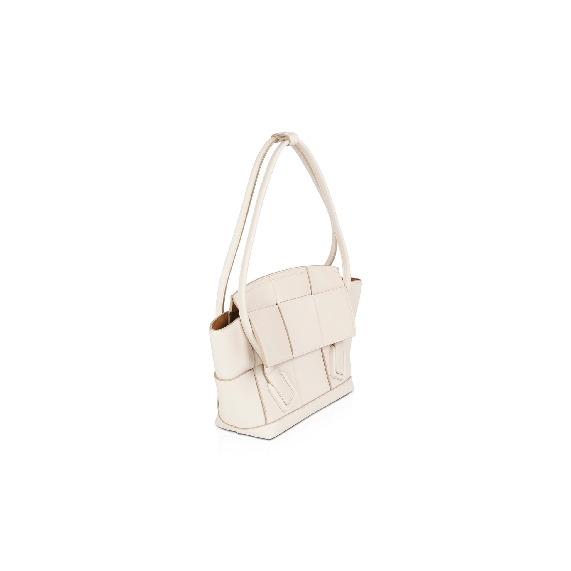 Bottega Veneta Maxi Intrecciato Arco Bag Leather Small Travel Bag