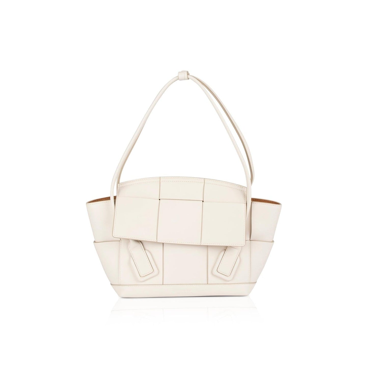 Bottega Veneta Maxi Intrecciato Arco Bag Leather Small Travel Bag