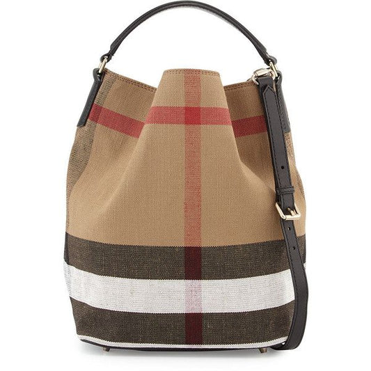 Burberry Ashby Bag Canvas Bucket Bucket Bag